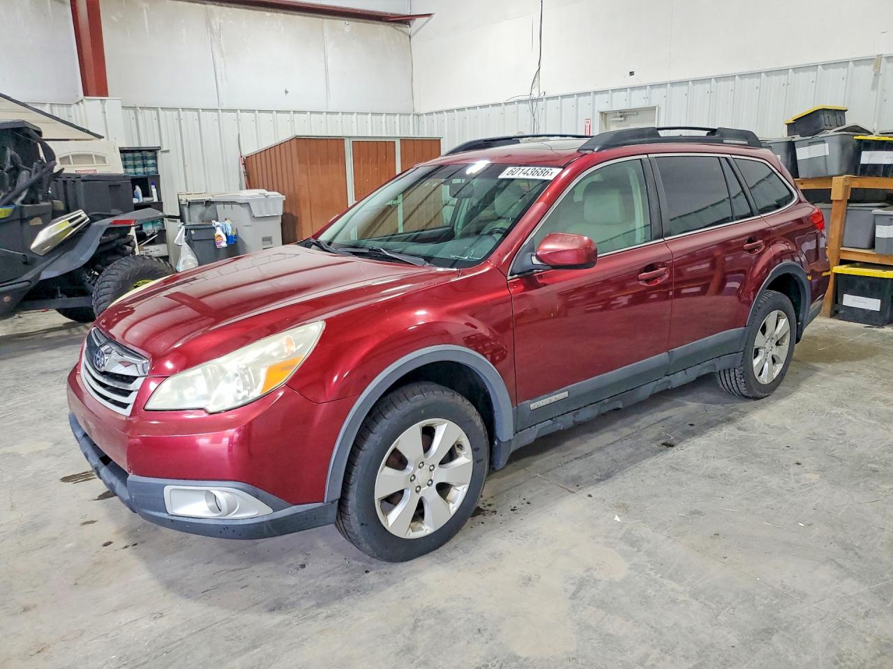 2011 Subaru Outback 2.5i Premium Бордовый vin: 4S4BRBHC8B3352796