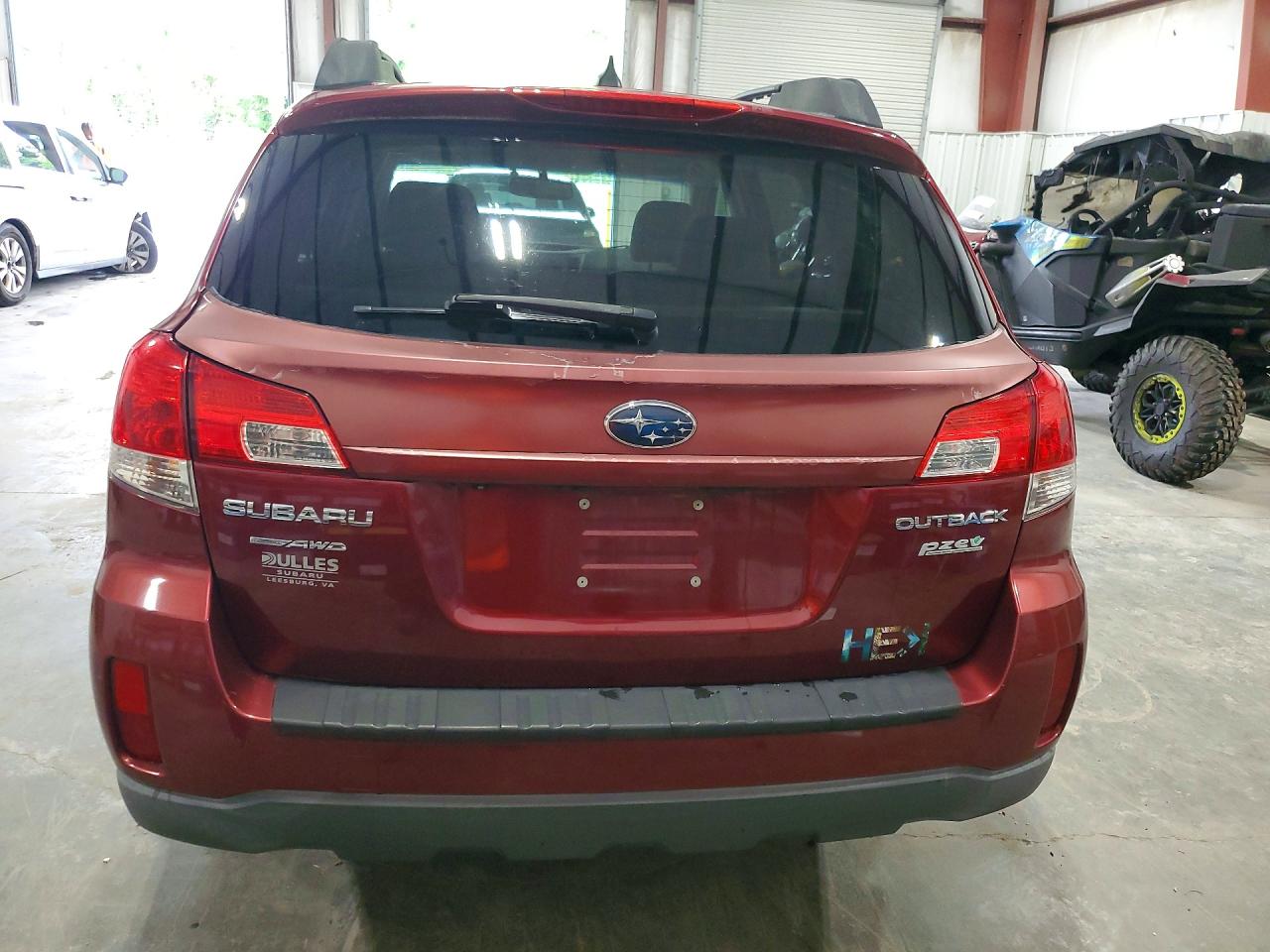 2011 Subaru Outback 2.5i Premium Burgundy vin: 4S4BRBHC8B3352796