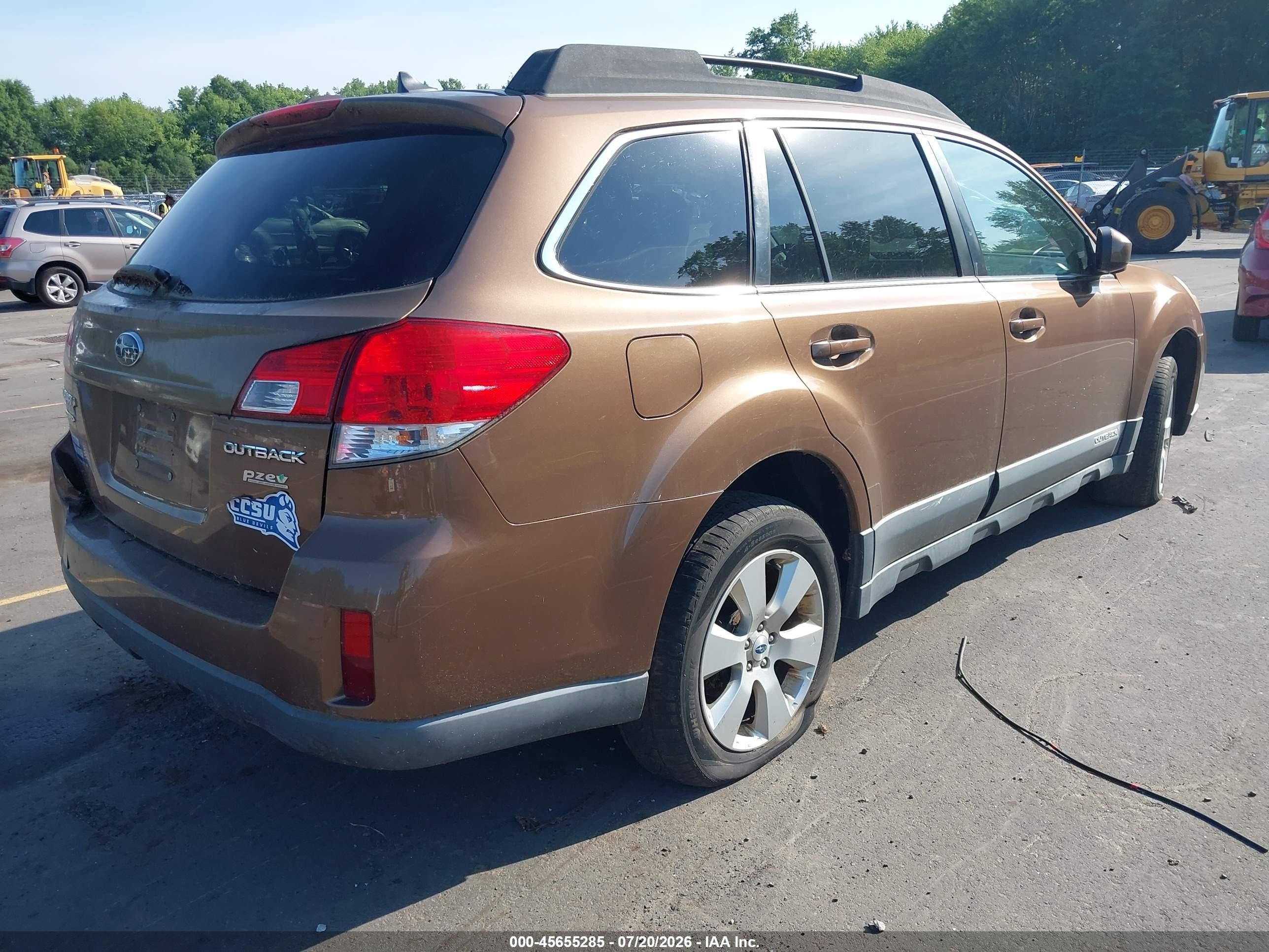 2012 Subaru Outback 2.5i Limited Brown vin: 4S4BRBJC1C3298396