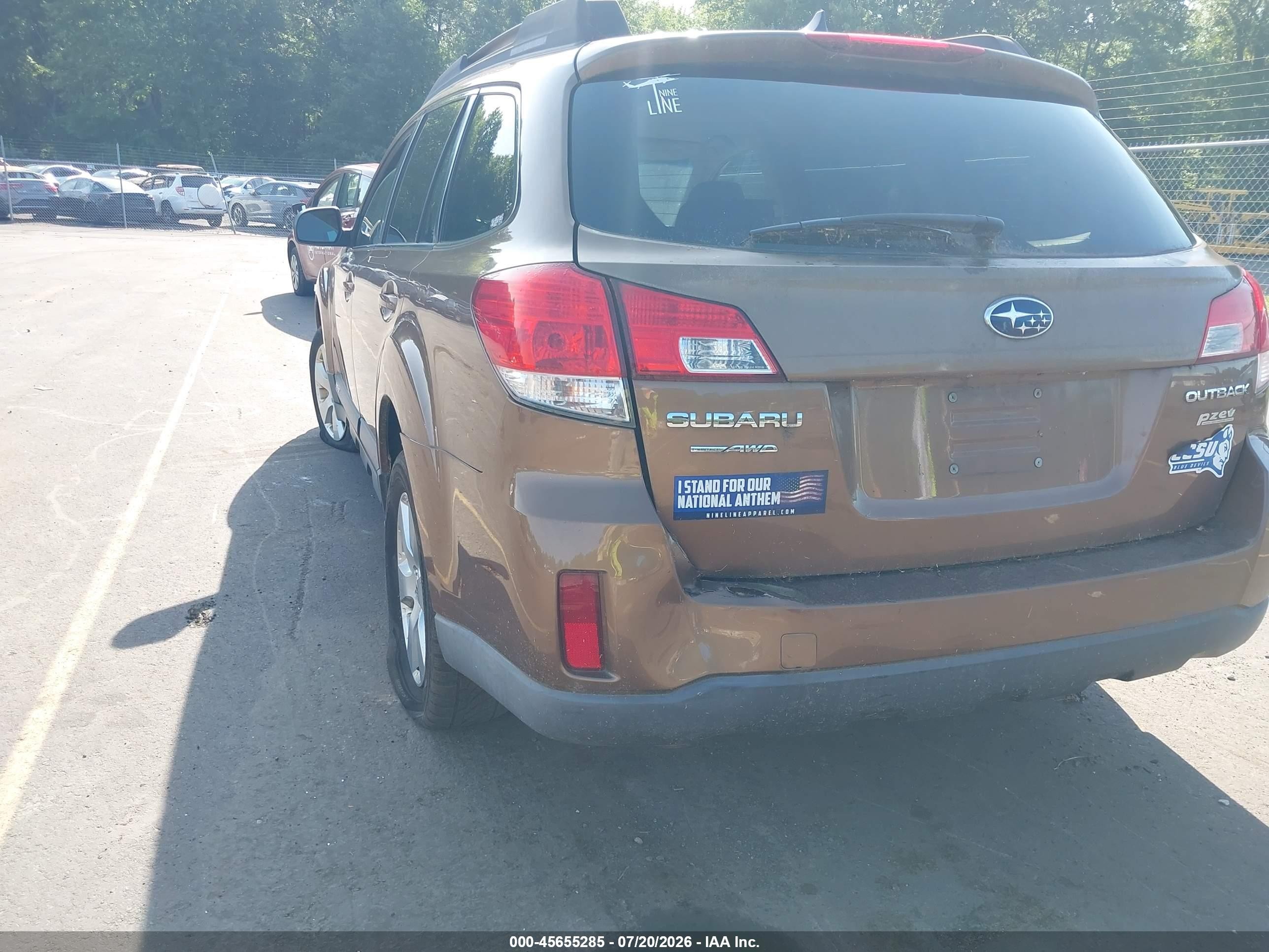 2012 Subaru Outback 2.5i Limited Brown vin: 4S4BRBJC1C3298396
