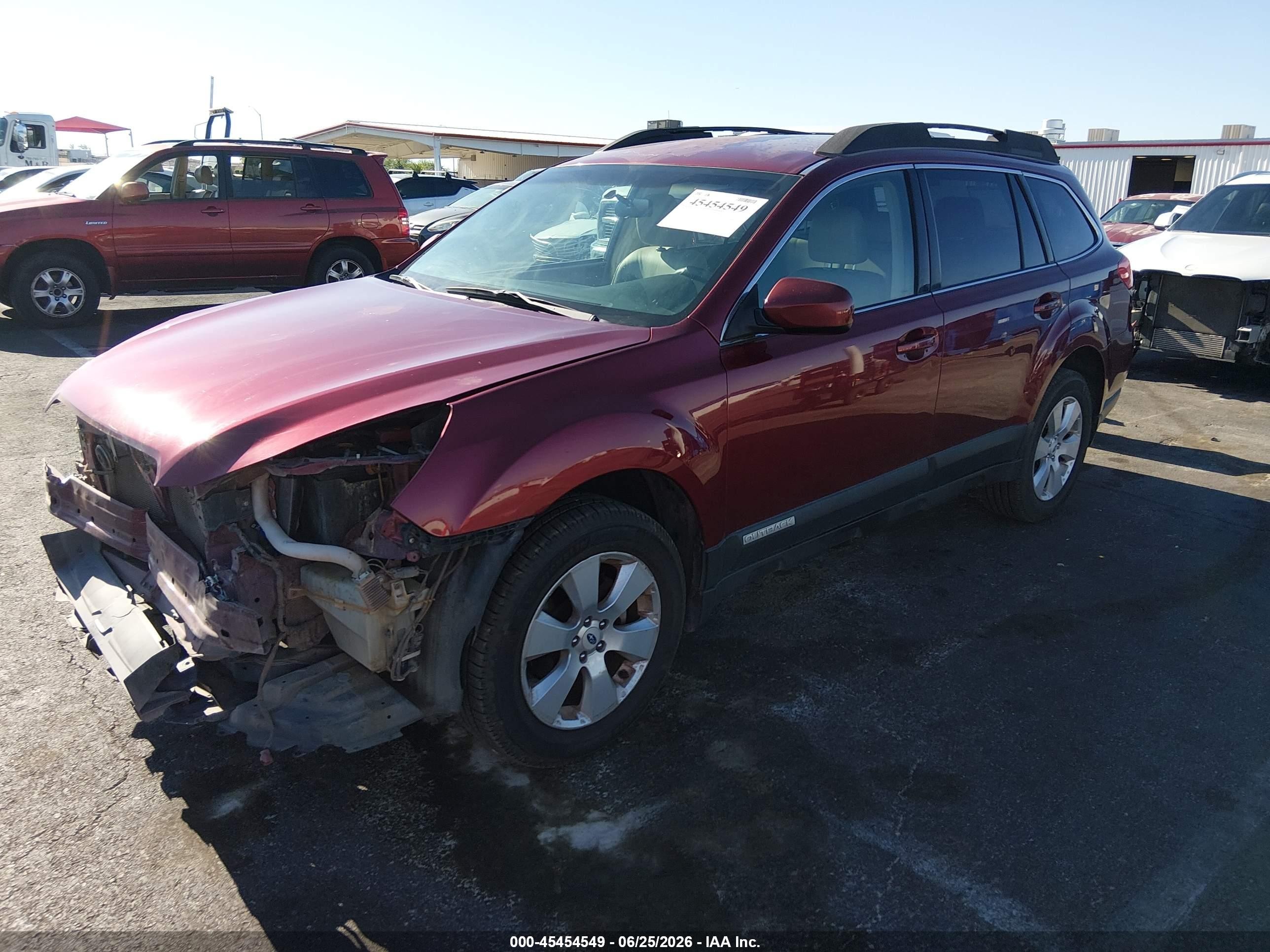 2011 Subaru Outback 2.5i Limited Maroon vin: 4S4BRBJC2B3428474