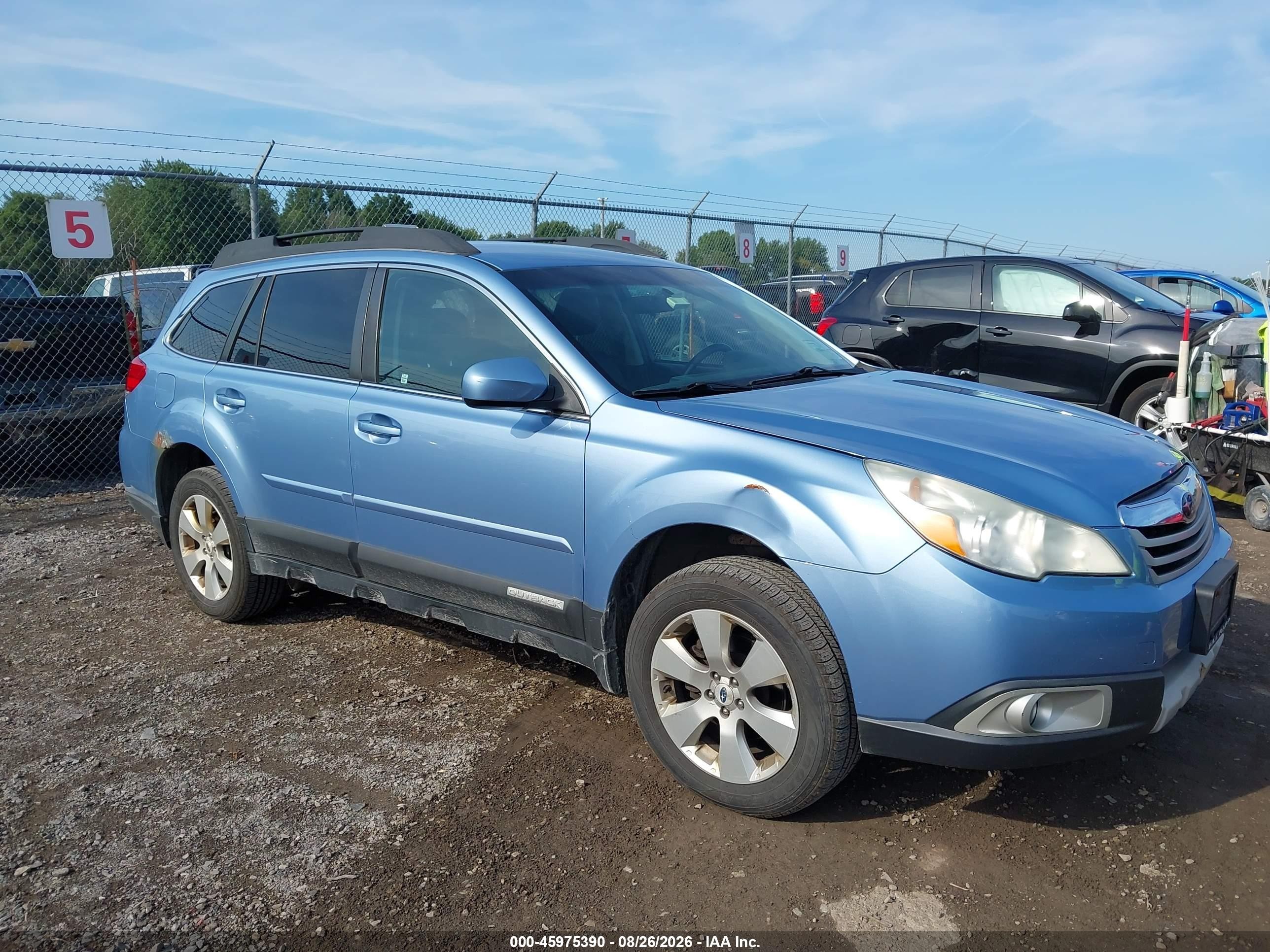 2012 Subaru Outback 2.5i Limited Blue vin: 4S4BRBJC2C3279534