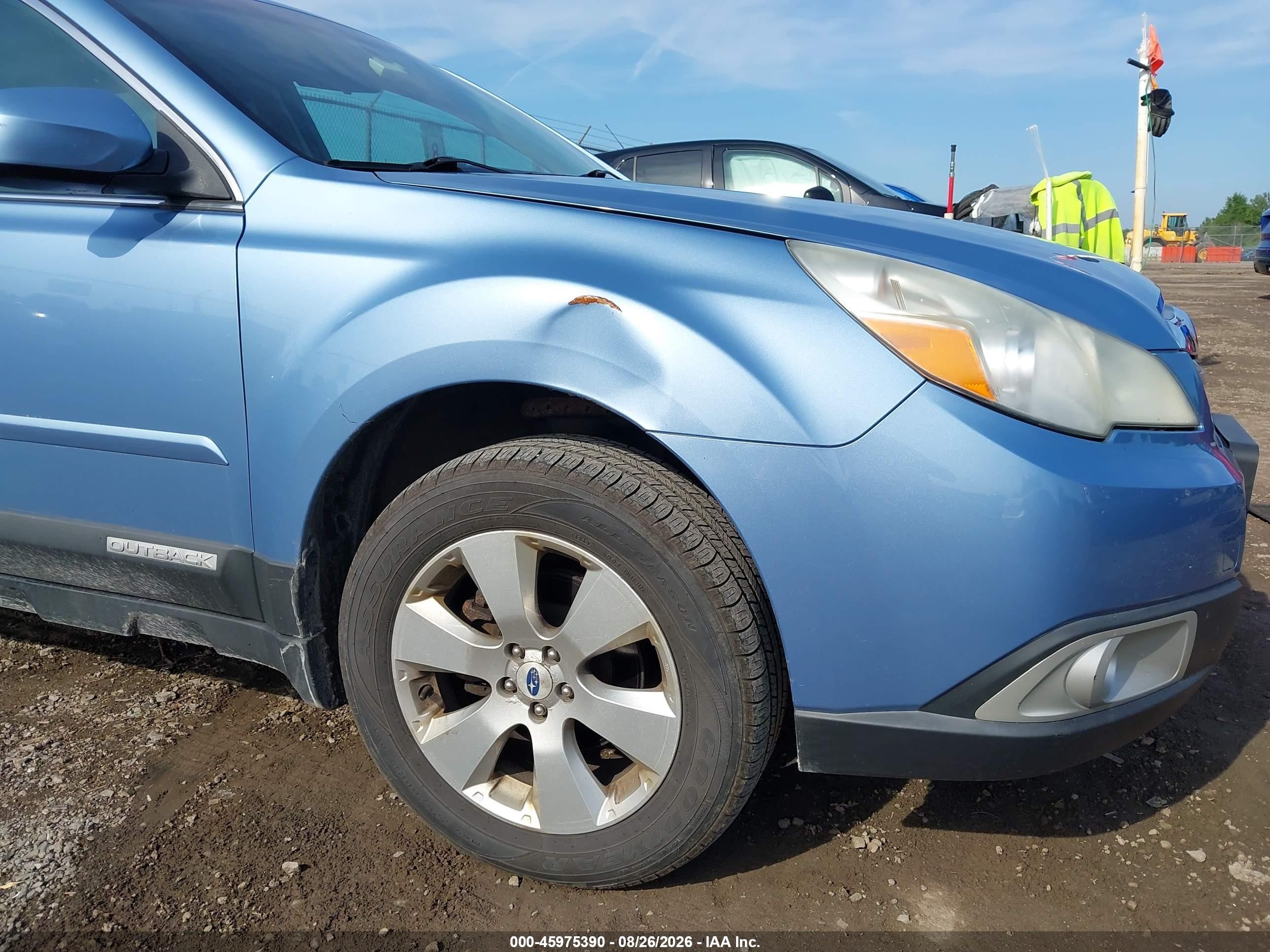 2012 Subaru Outback 2.5i Limited Синий vin: 4S4BRBJC2C3279534