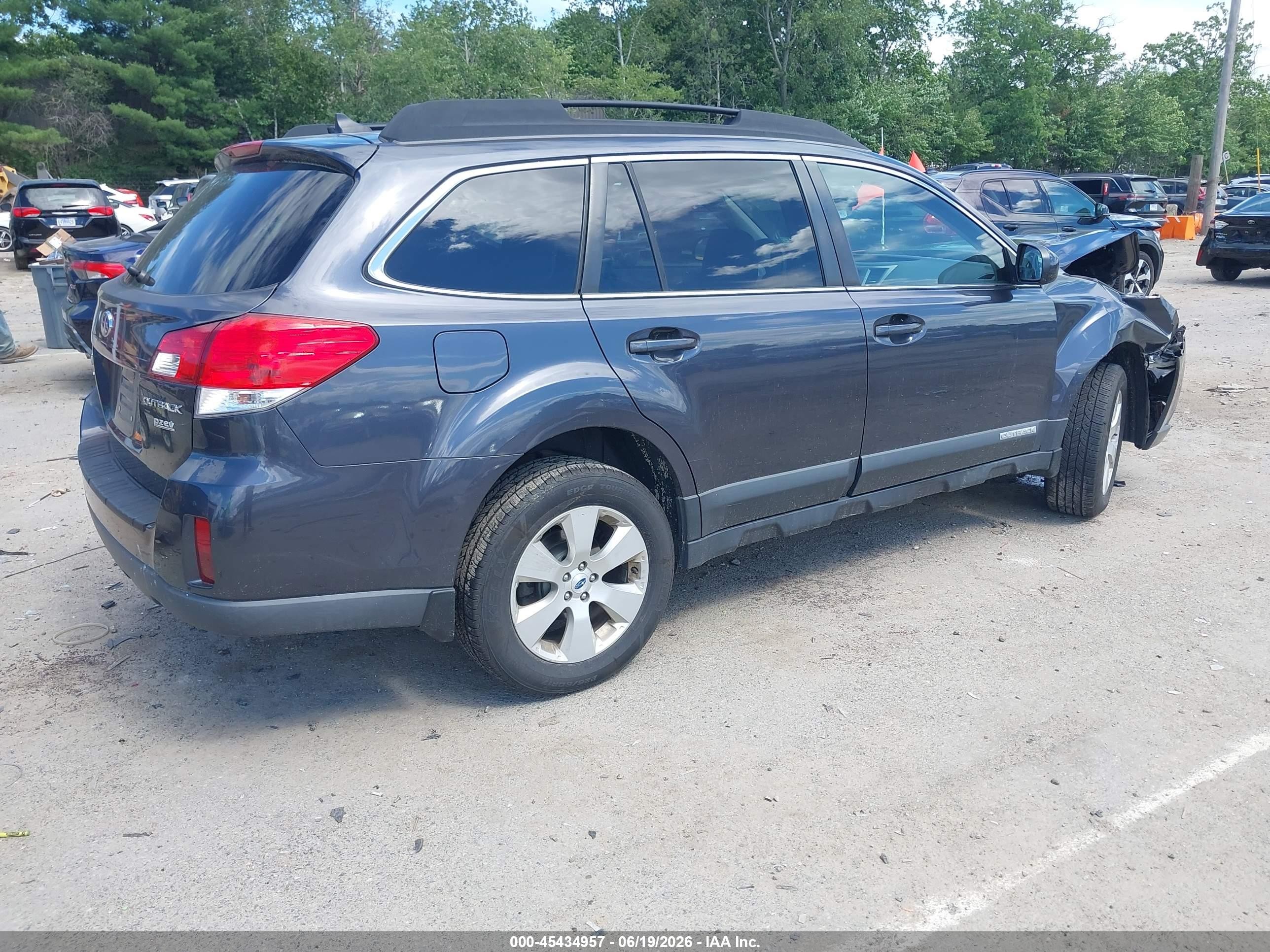 2012 Subaru Outback 2.5i Limited Light Blue vin: 4S4BRBJC2C3290467