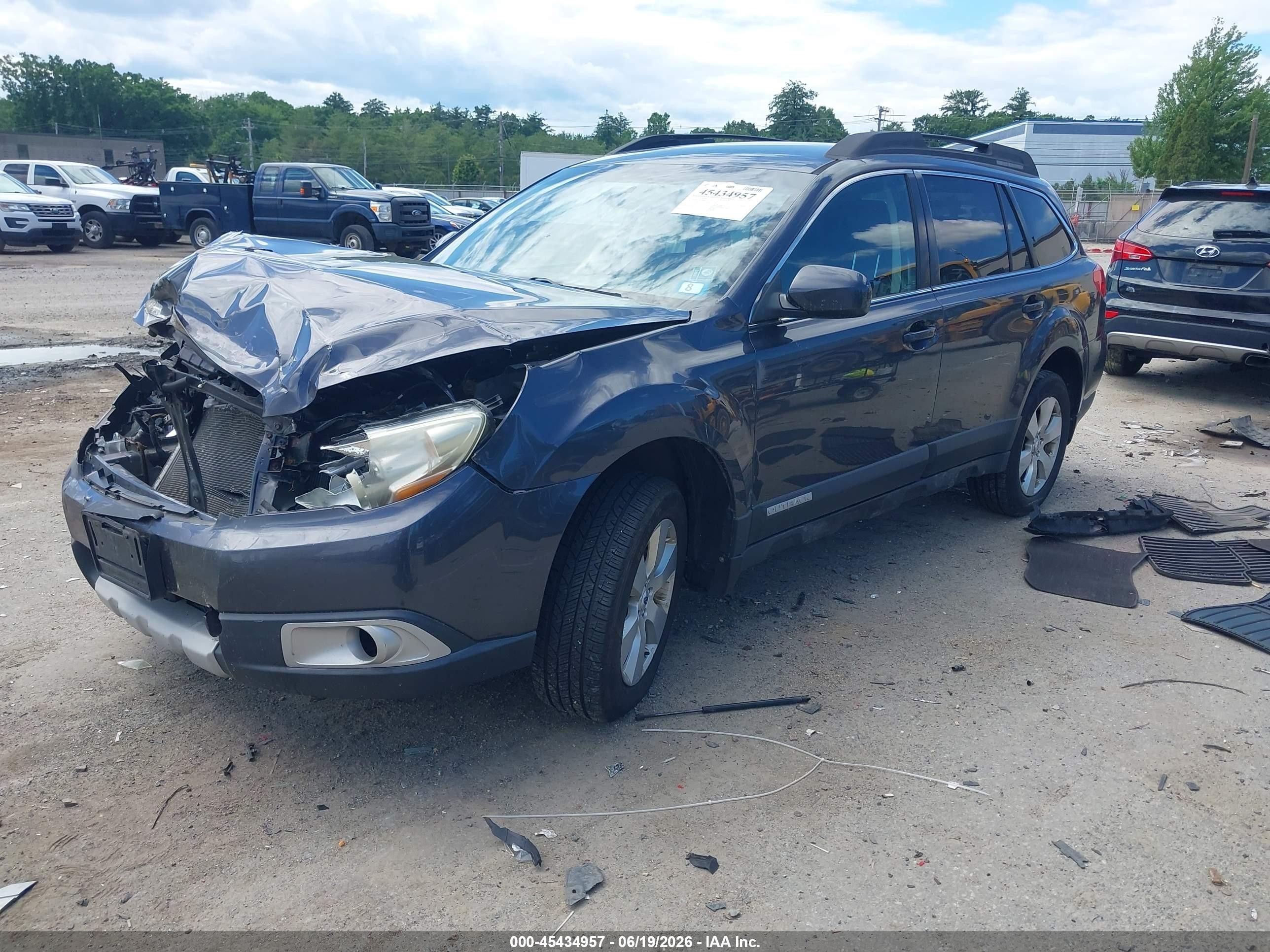2012 Subaru Outback 2.5i Limited Light Blue vin: 4S4BRBJC2C3290467