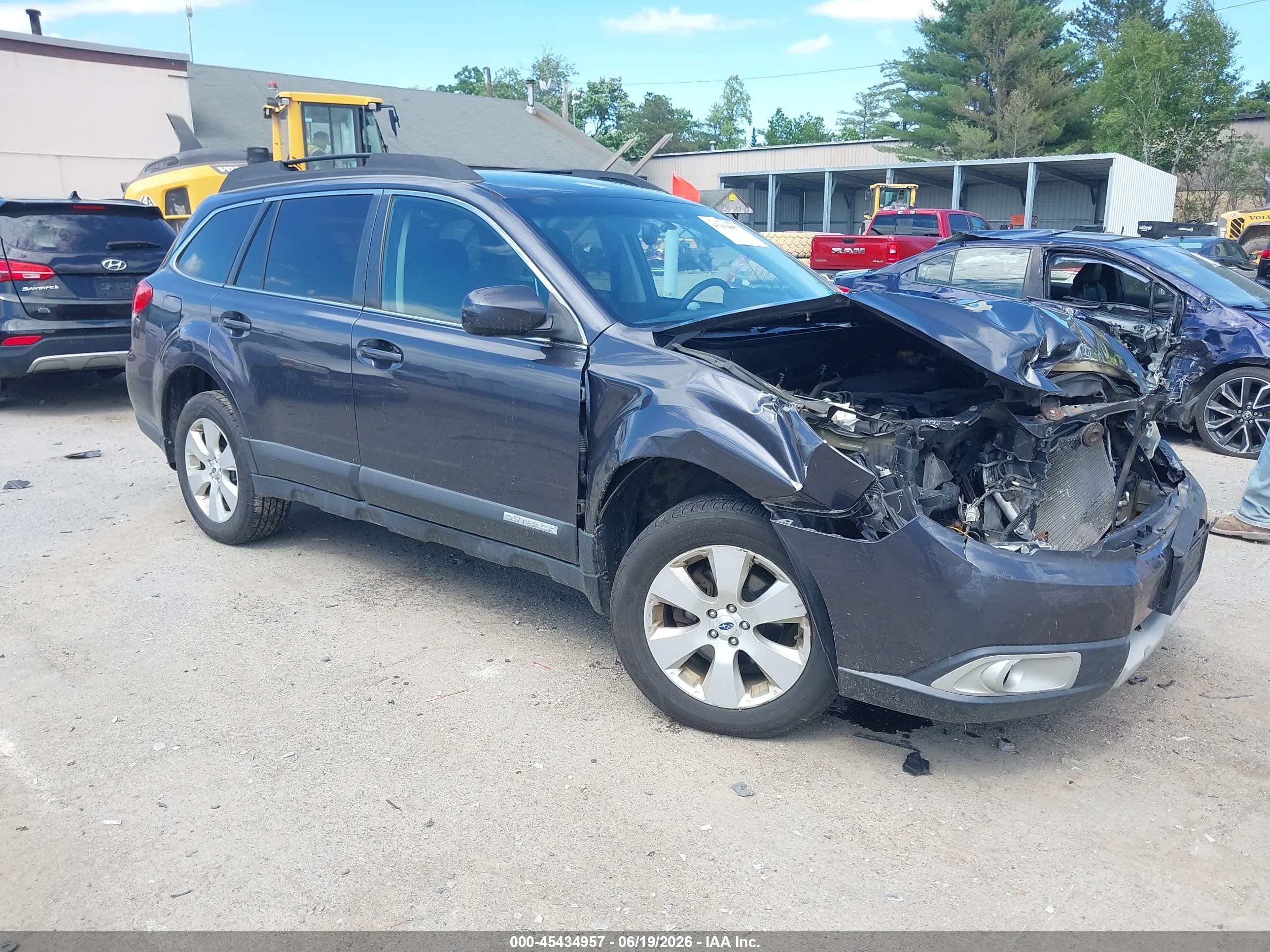 2012 Subaru Outback 2.5i Limited Light Blue vin: 4S4BRBJC2C3290467