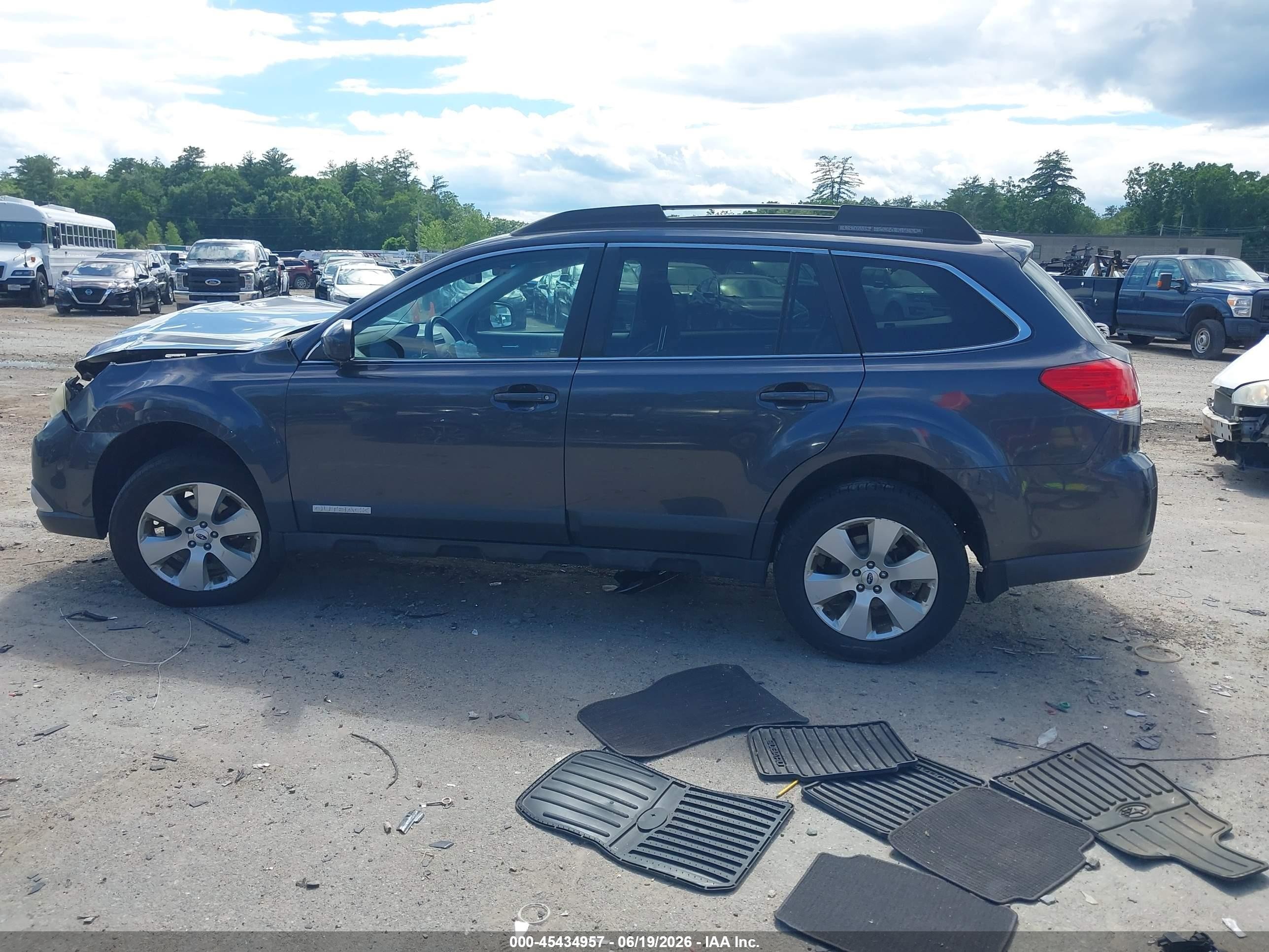 2012 Subaru Outback 2.5i Limited Light Blue vin: 4S4BRBJC2C3290467