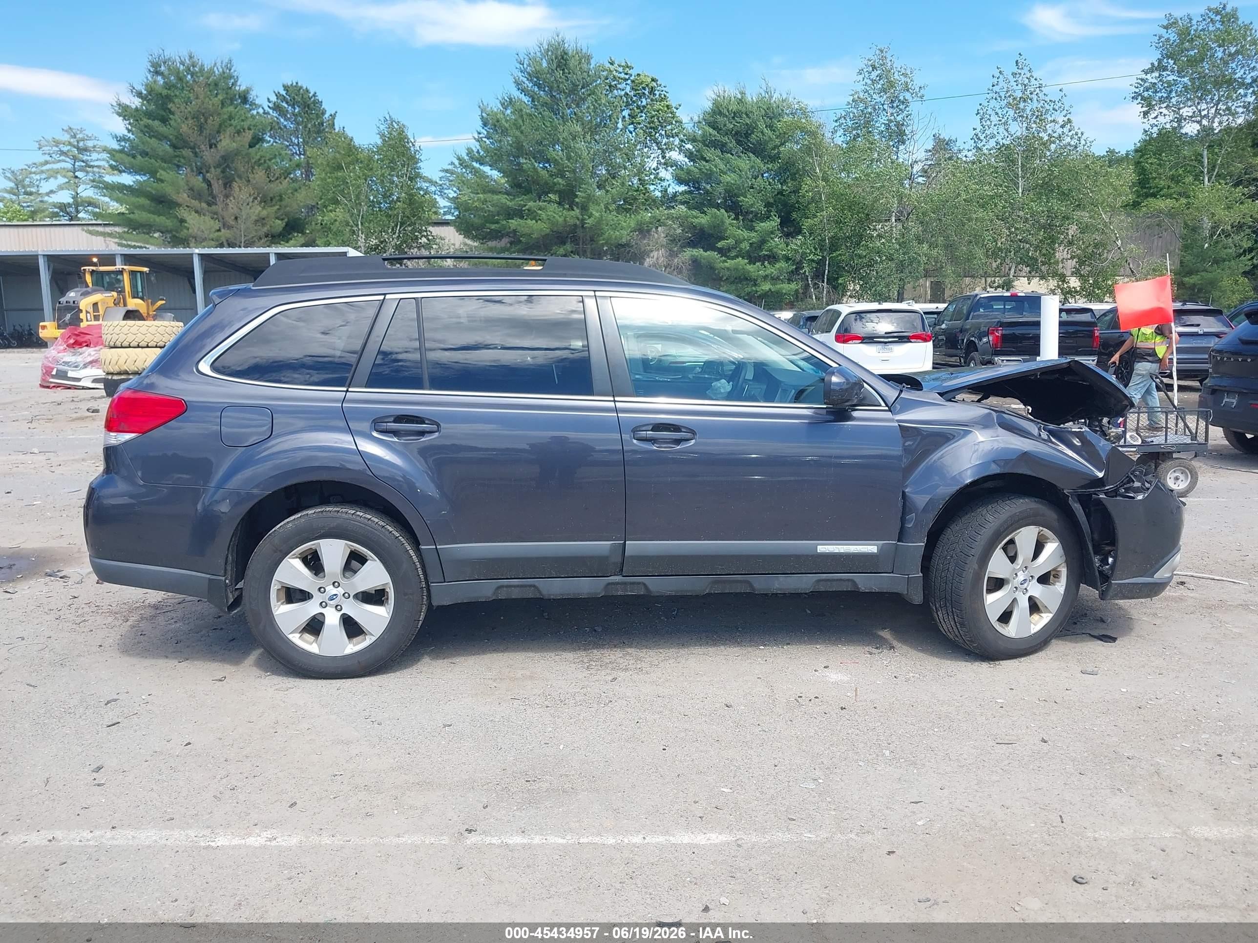 2012 Subaru Outback 2.5i Limited Light Blue vin: 4S4BRBJC2C3290467