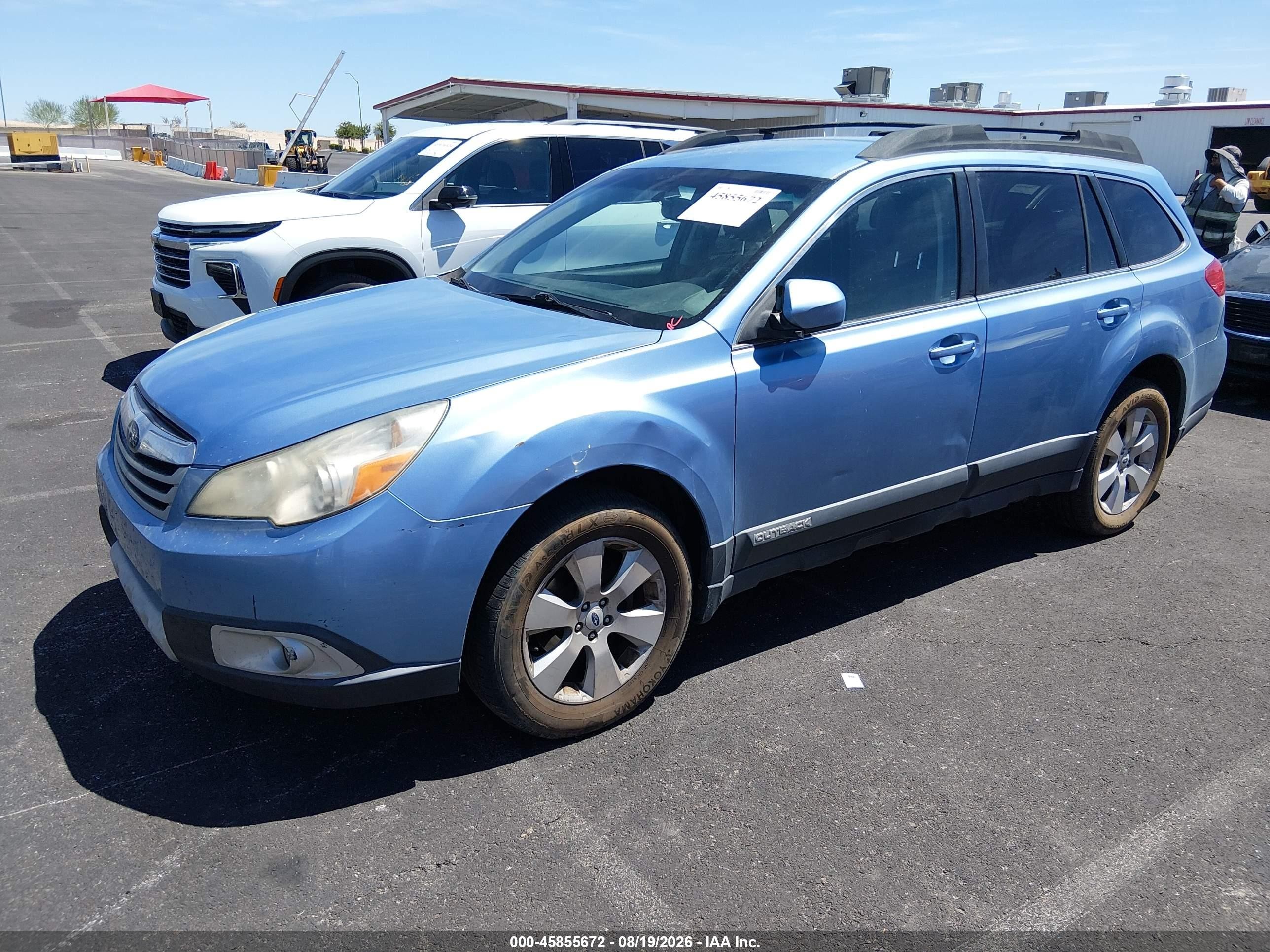 2012 Subaru Outback 2.5i Limited Blue vin: 4S4BRBJC3C3201019