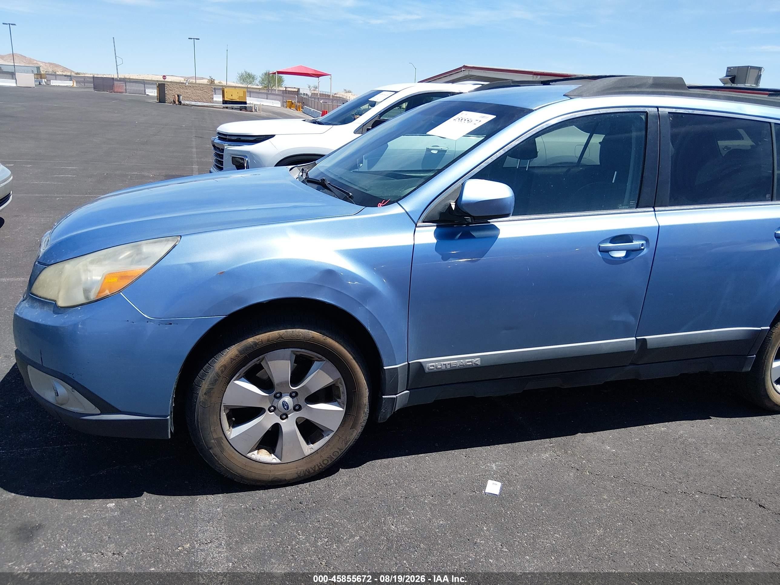 2012 Subaru Outback 2.5i Limited Blue vin: 4S4BRBJC3C3201019