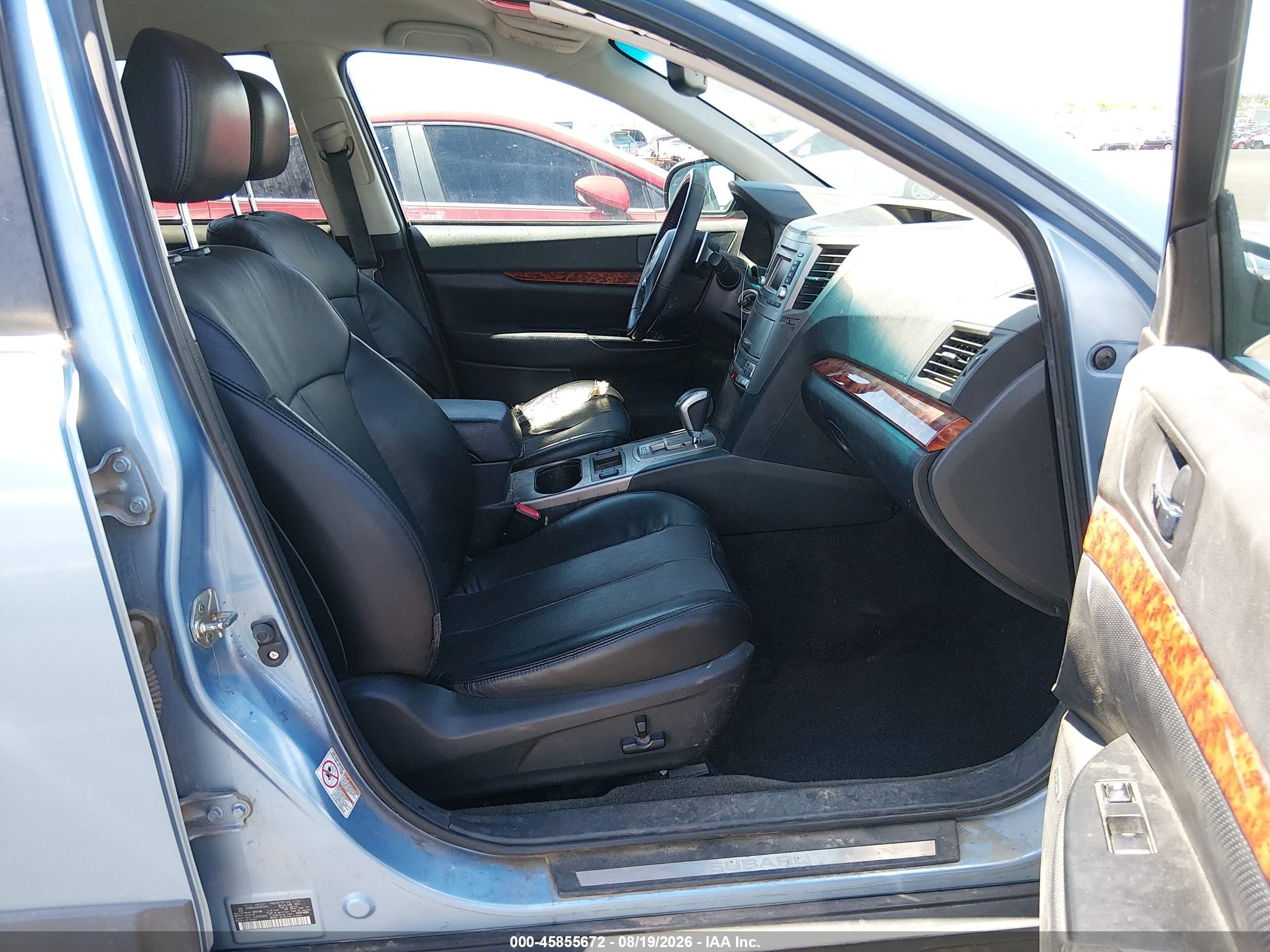 2012 Subaru Outback 2.5i Limited Blue vin: 4S4BRBJC3C3201019
