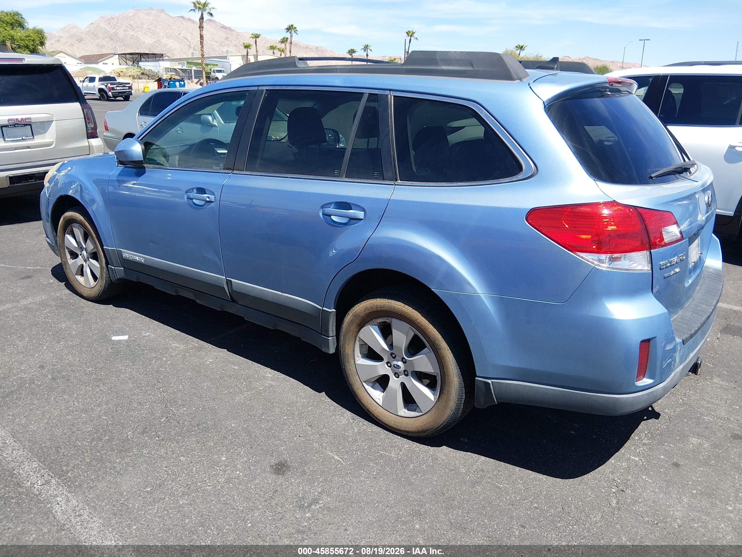 2012 Subaru Outback 2.5i Limited Blue vin: 4S4BRBJC3C3201019