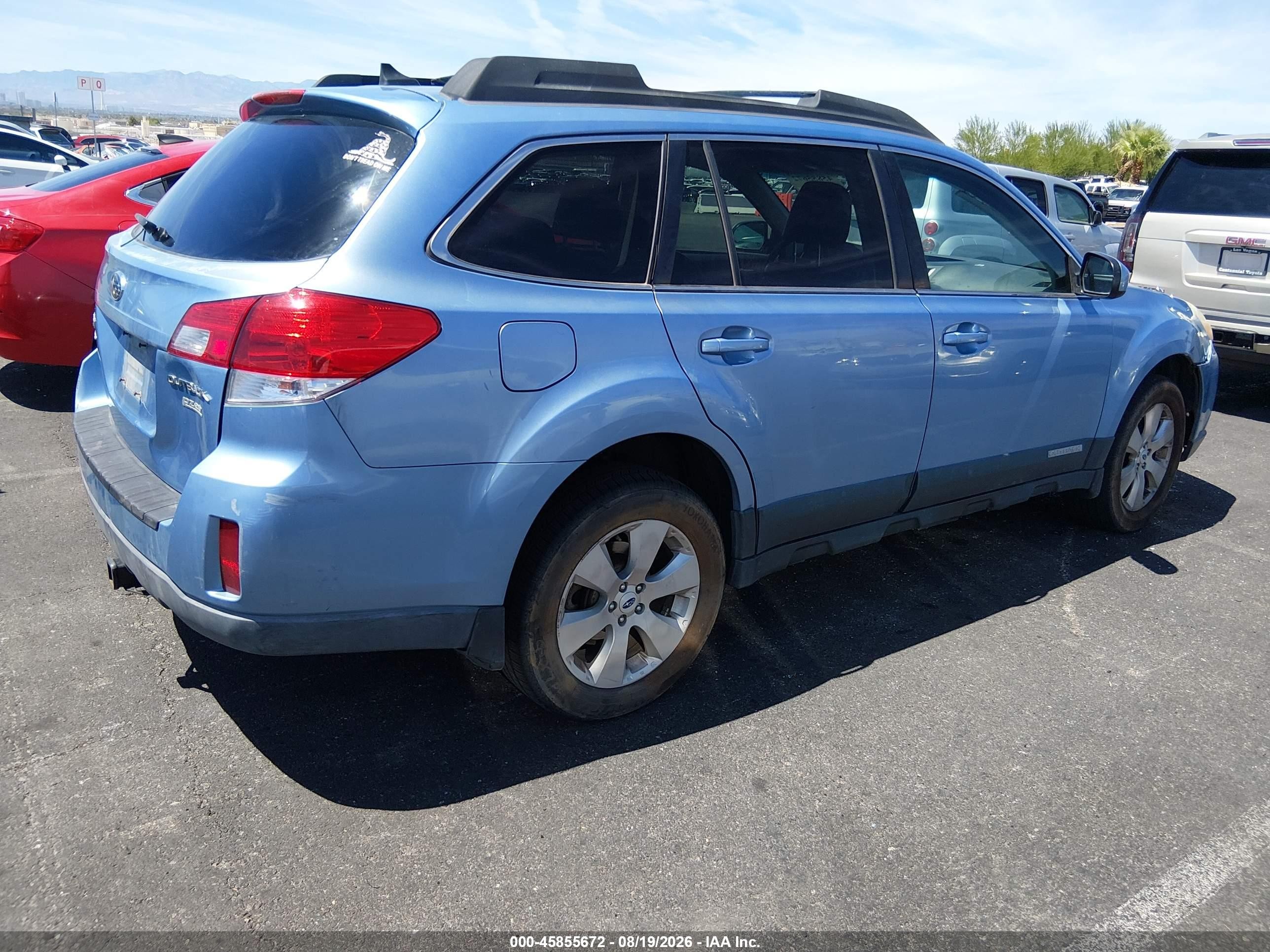 2012 Subaru Outback 2.5i Limited Blue vin: 4S4BRBJC3C3201019