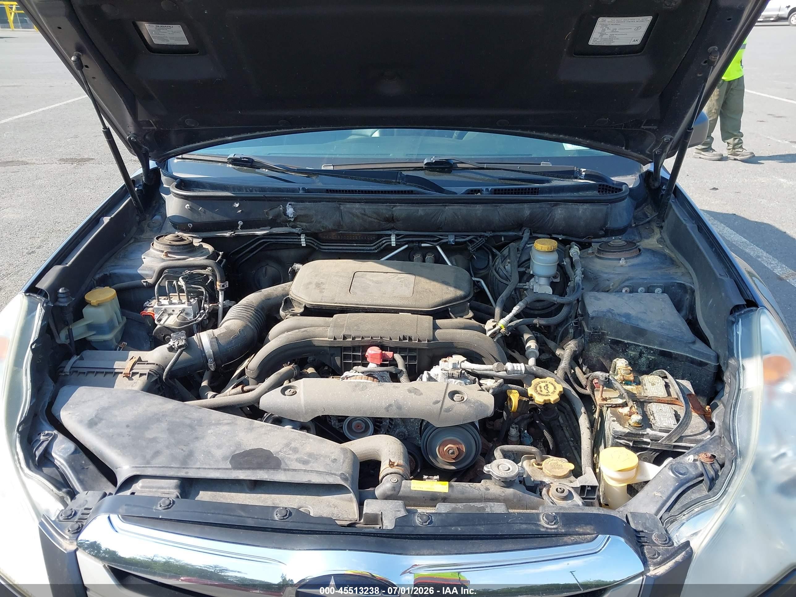 2012 Subaru Outback 2.5i Limited Серый vin: 4S4BRBJC3C3234800
