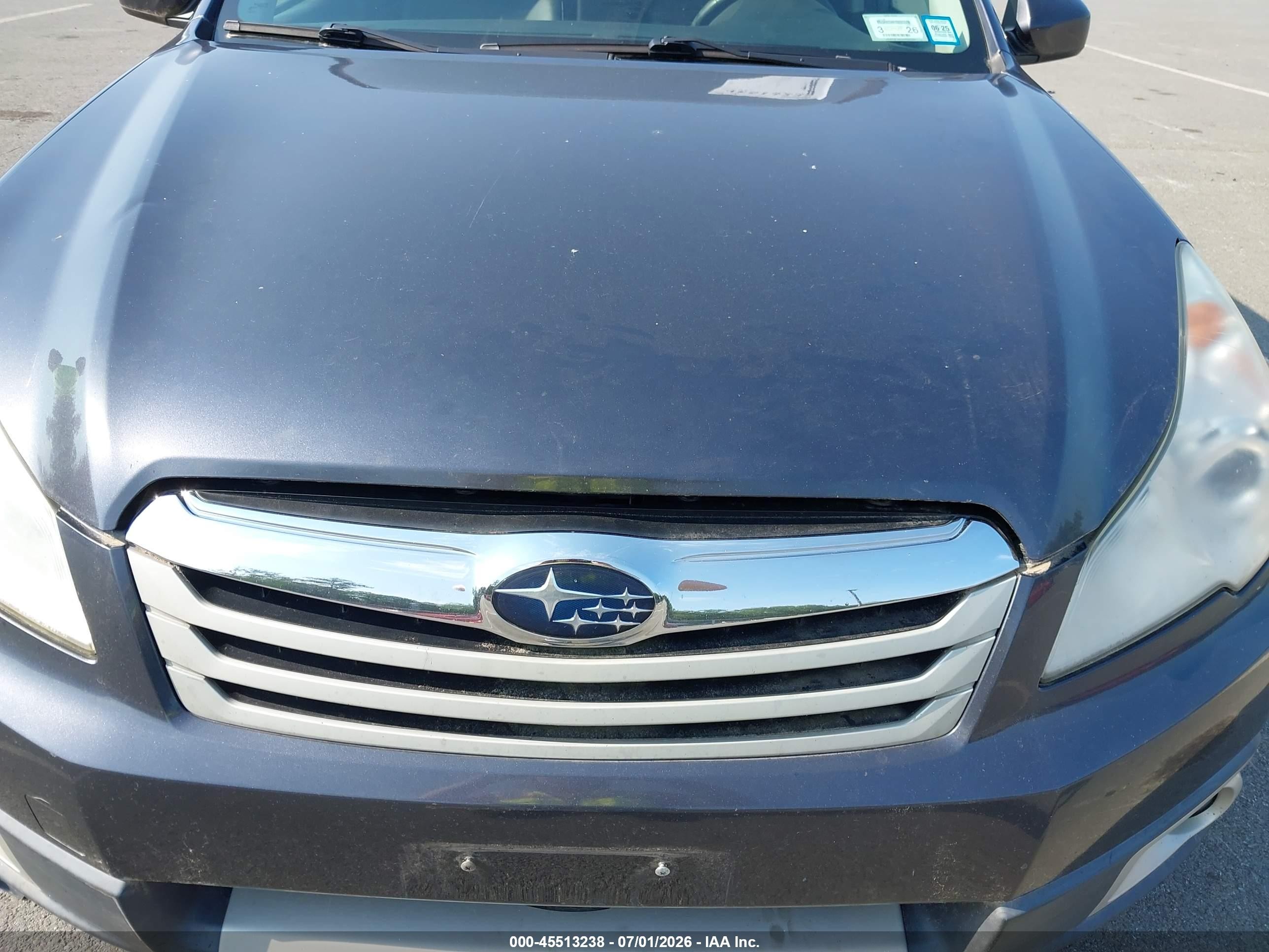 2012 Subaru Outback 2.5i Limited Серый vin: 4S4BRBJC3C3234800
