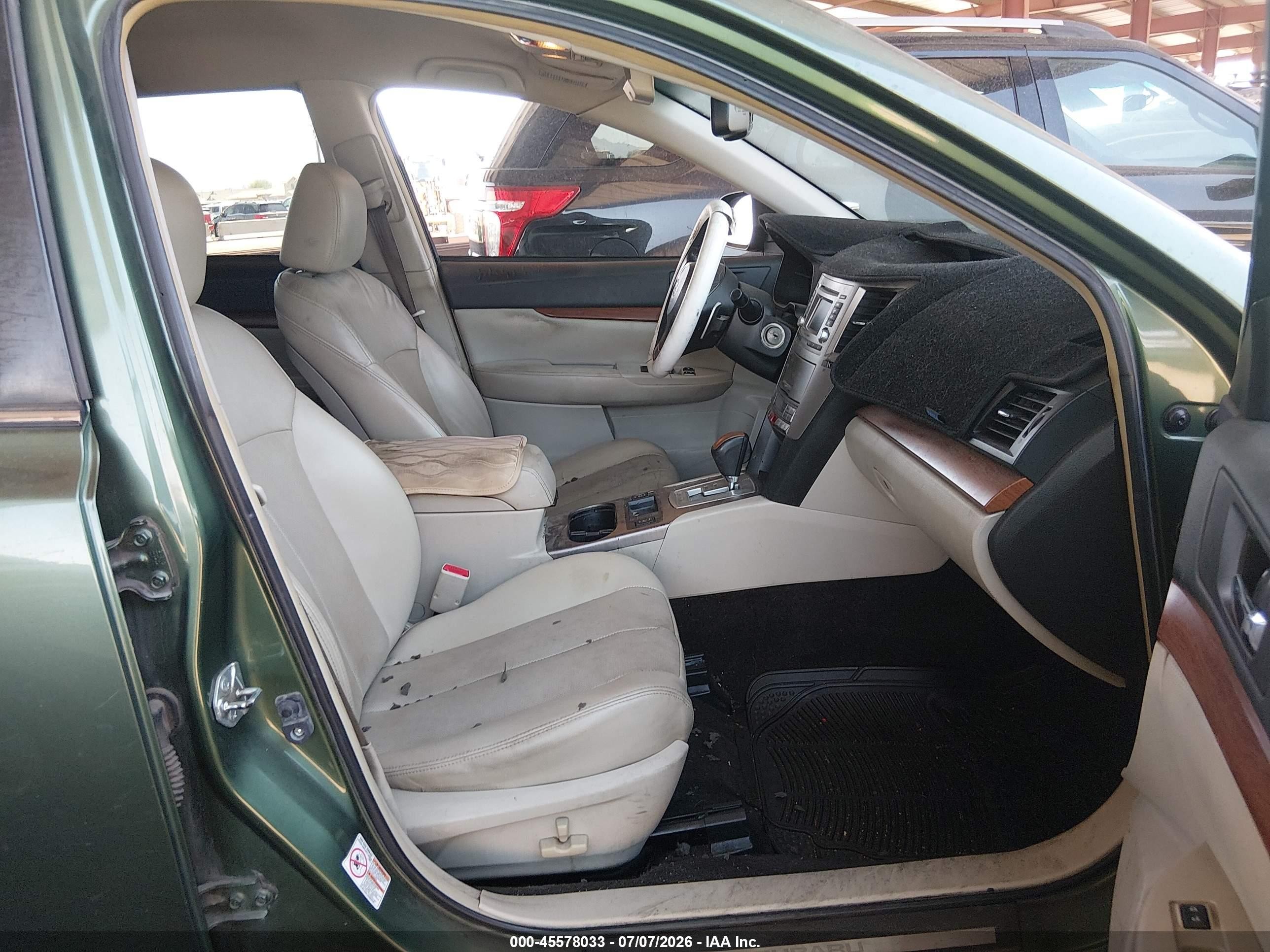 2013 Subaru Outback 2.5i Limited Green vin: 4S4BRBJC3D3294304