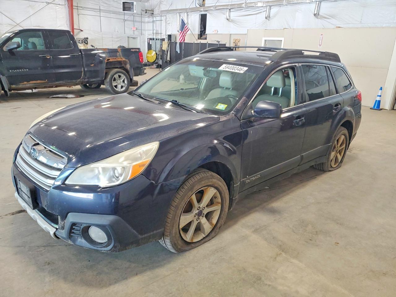 2013 Subaru Outback 2.5i Limited Blue vin: 4S4BRBJC3D3317046