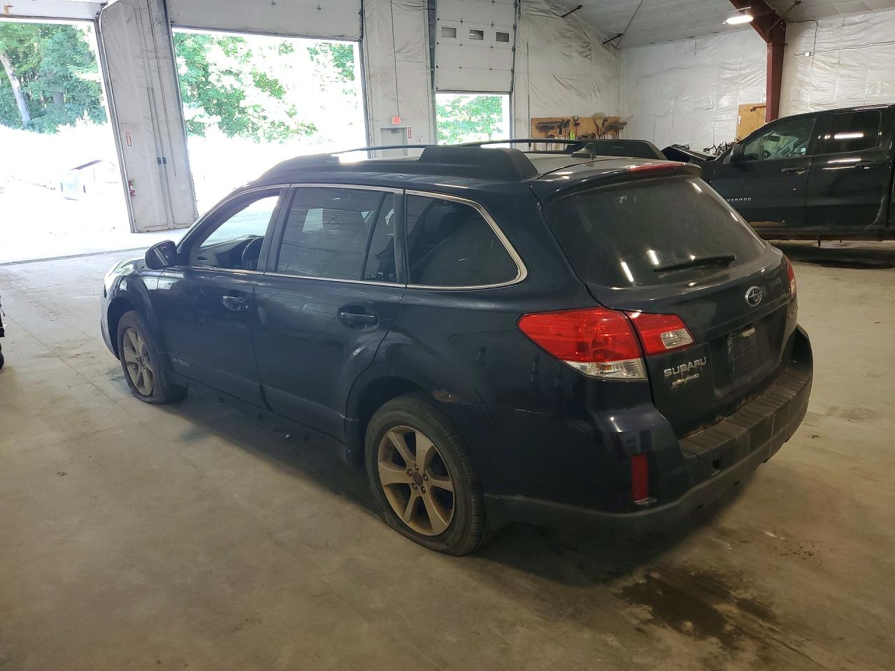 2013 Subaru Outback 2.5i Limited Blue vin: 4S4BRBJC3D3317046