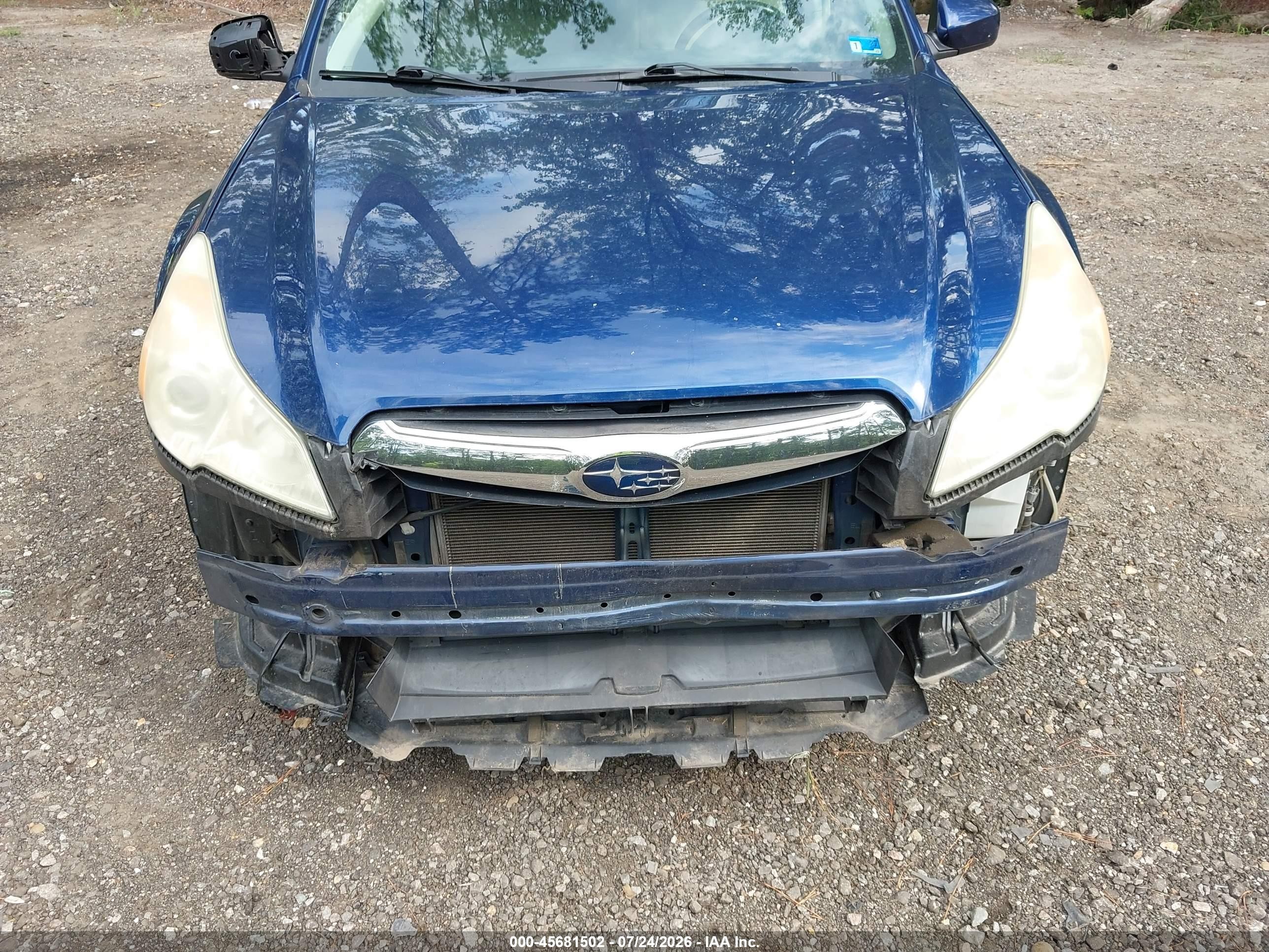 2011 Subaru Outback 2.5i Limited Blue vin: 4S4BRBJC4B3358315