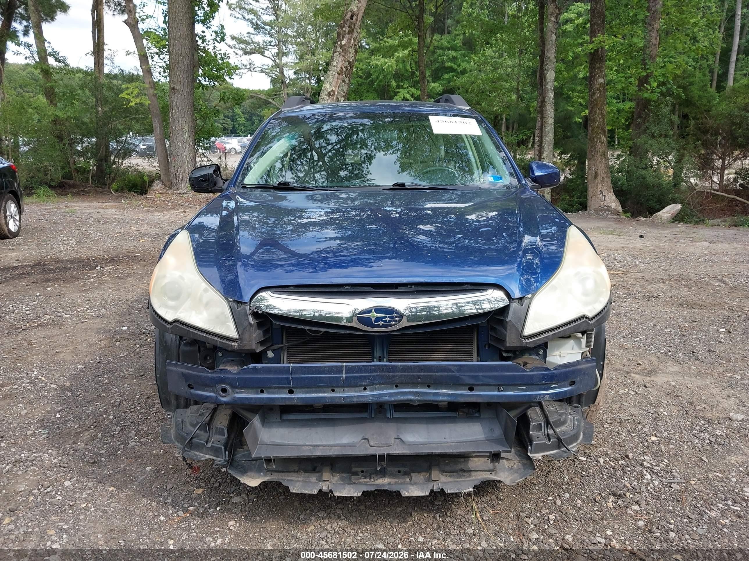 2011 Subaru Outback 2.5i Limited Blue vin: 4S4BRBJC4B3358315