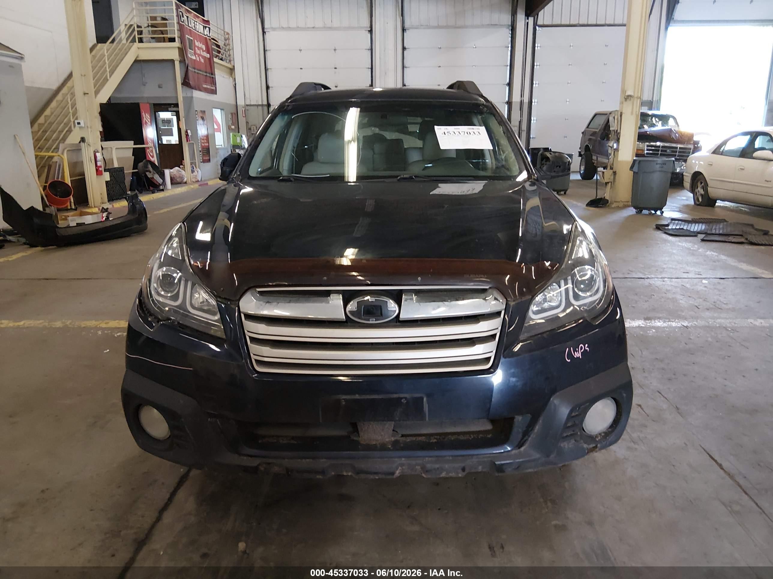 2013 Subaru Outback 2.5i Limited Blue vin: 4S4BRBJC4D3224097