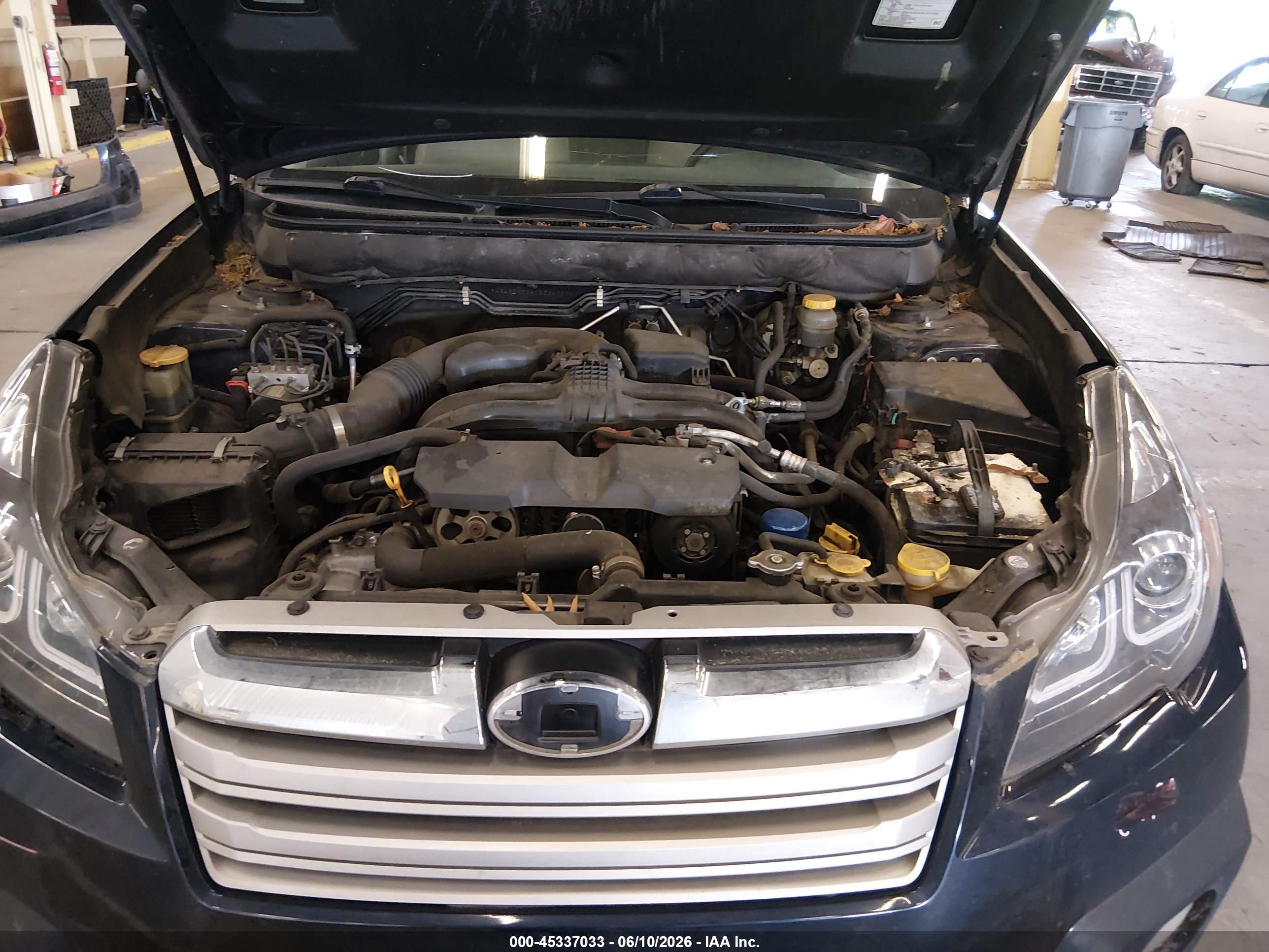 2013 Subaru Outback 2.5i Limited Blue vin: 4S4BRBJC4D3224097
