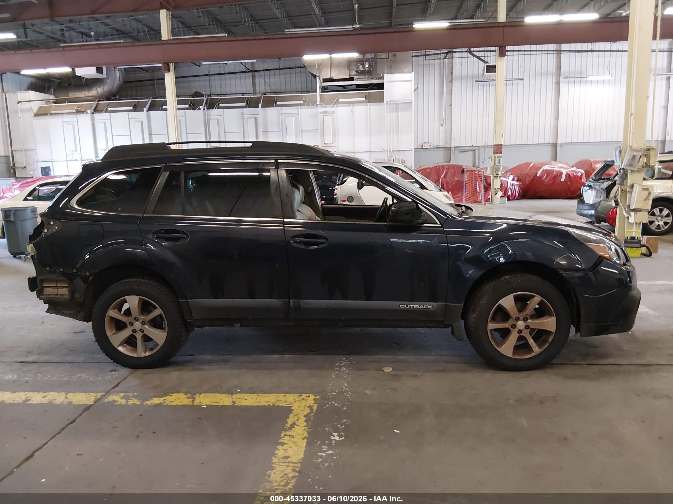 2013 Subaru Outback 2.5i Limited Blue vin: 4S4BRBJC4D3224097
