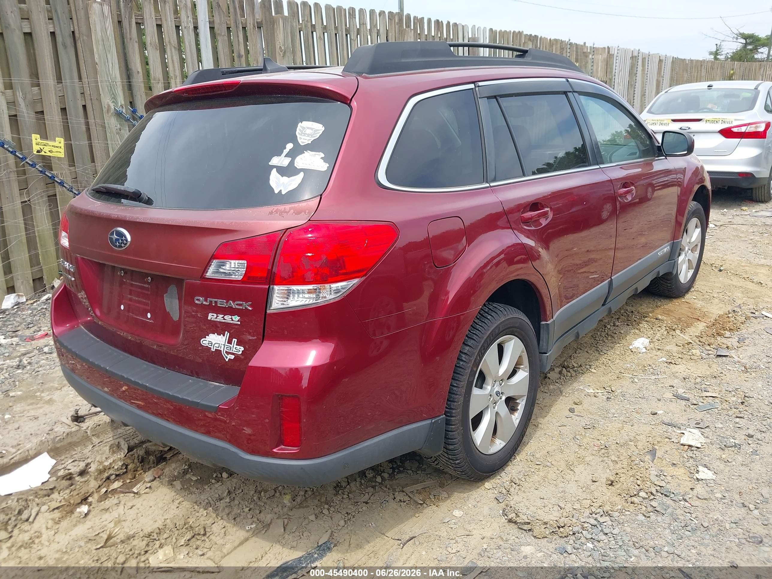 2012 Subaru Outback 2.5i Limited Maroon vin: 4S4BRBJC5C3259973