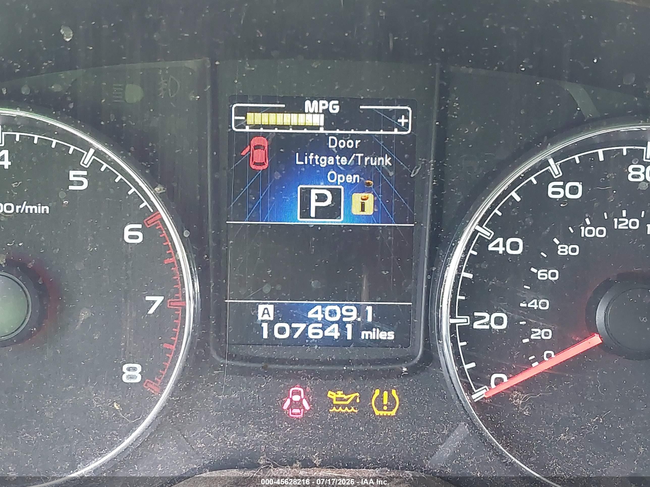 2013 Subaru Outback 2.5i Limited Blue vin: 4S4BRBJC5D3264852