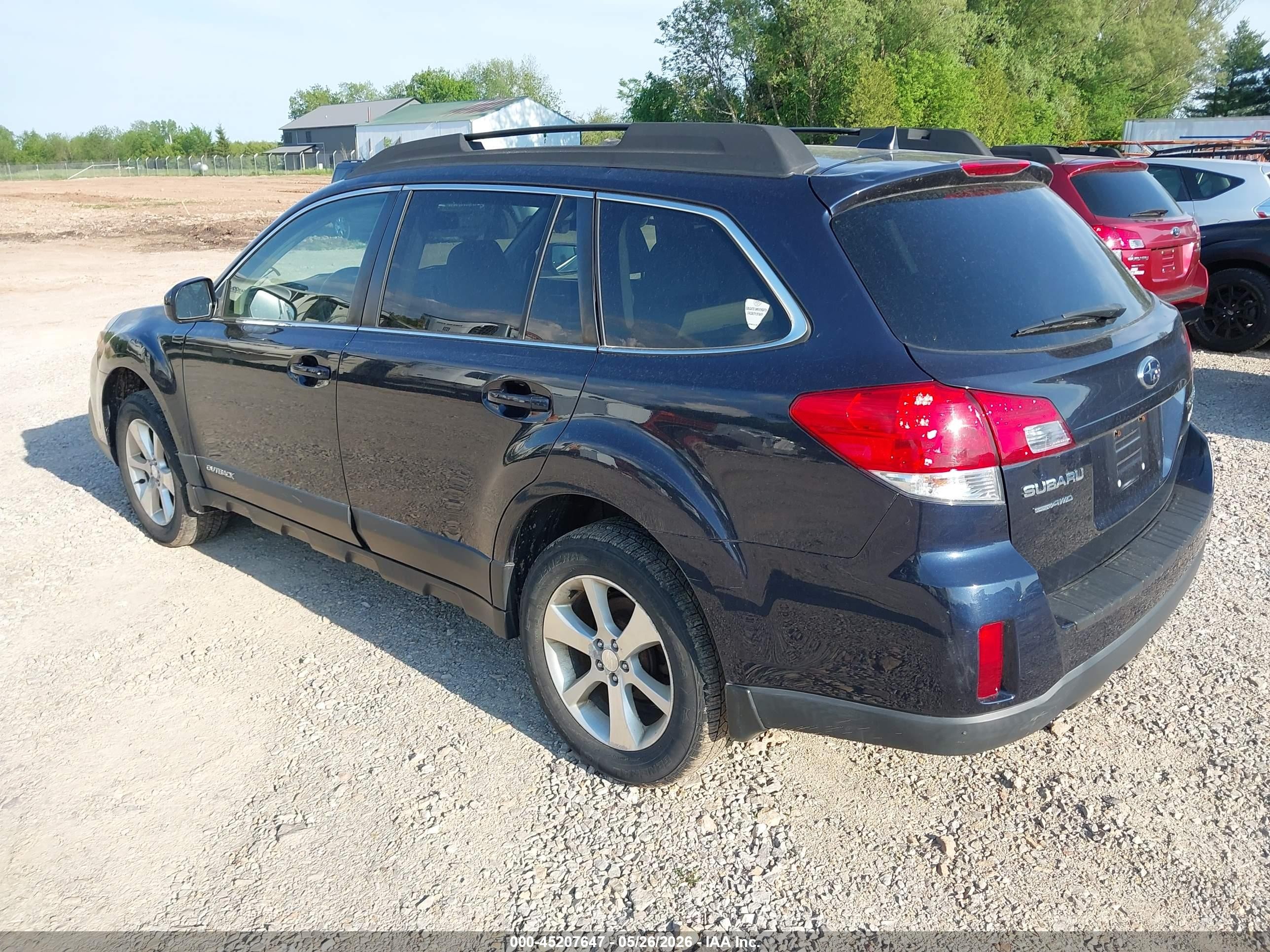 2013 Subaru Outback 2.5i Limited Navy vin: 4S4BRBJC6D3201663