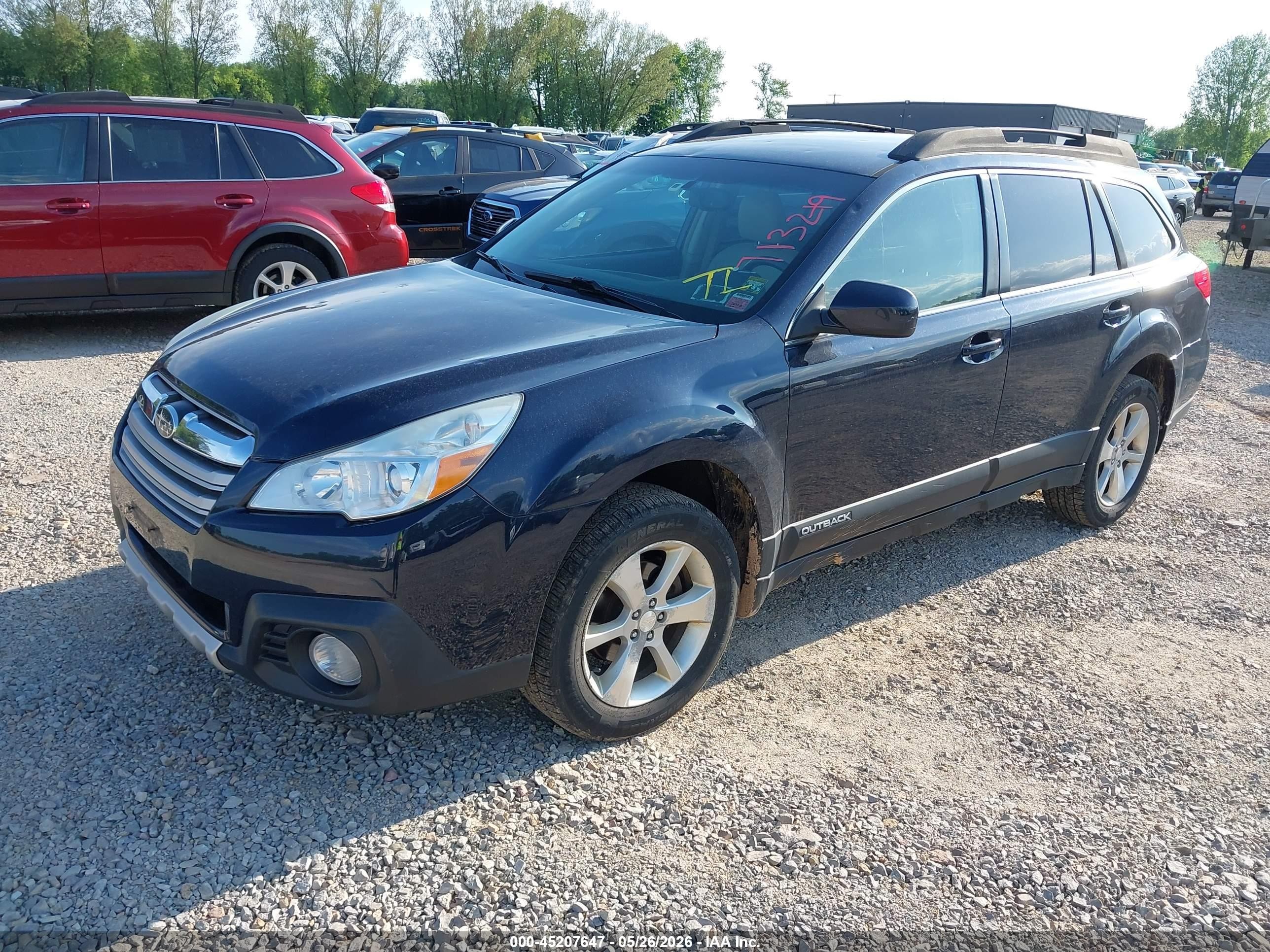 2013 Subaru Outback 2.5i Limited Navy vin: 4S4BRBJC6D3201663