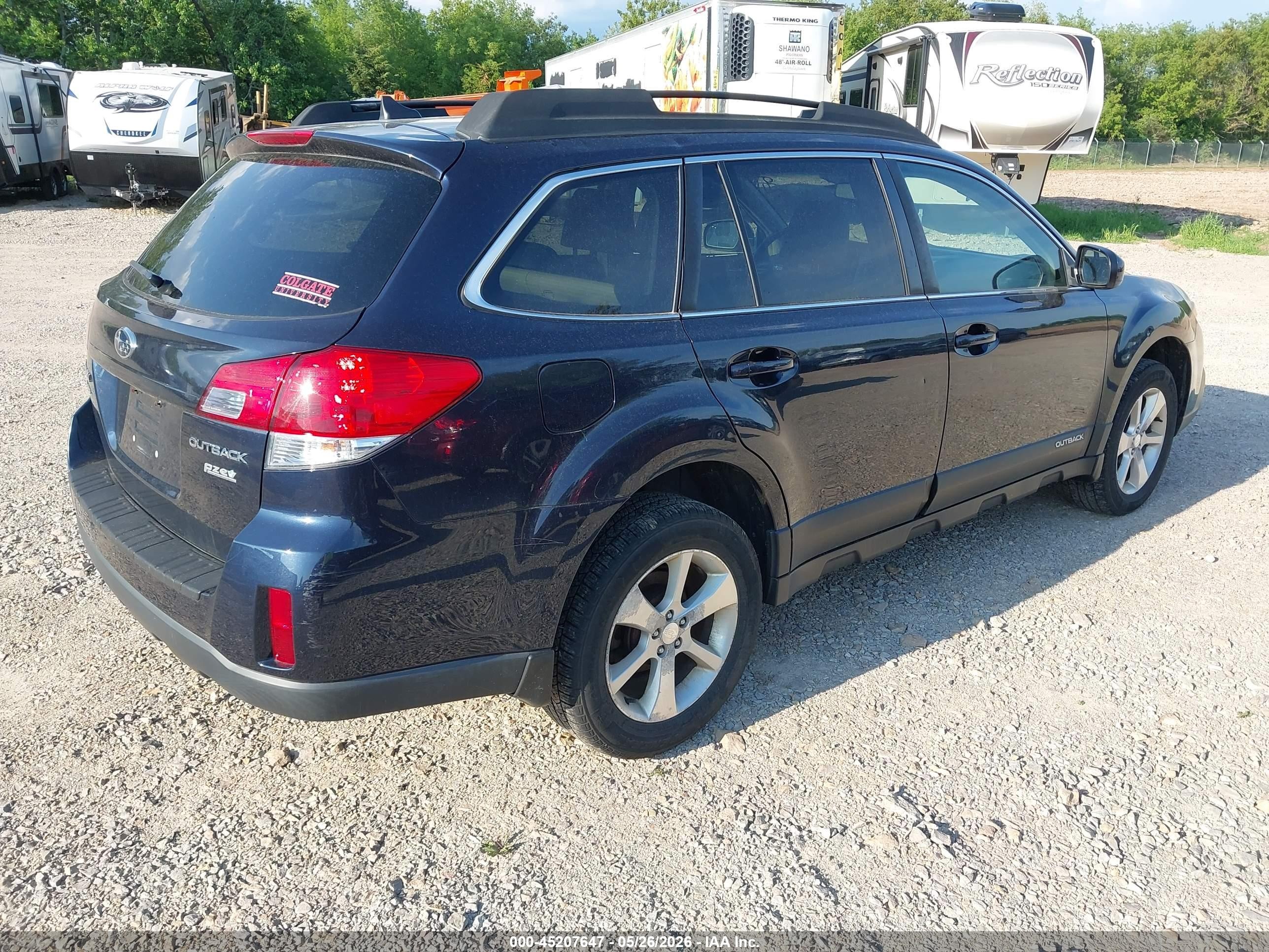 2013 Subaru Outback 2.5i Limited Navy vin: 4S4BRBJC6D3201663