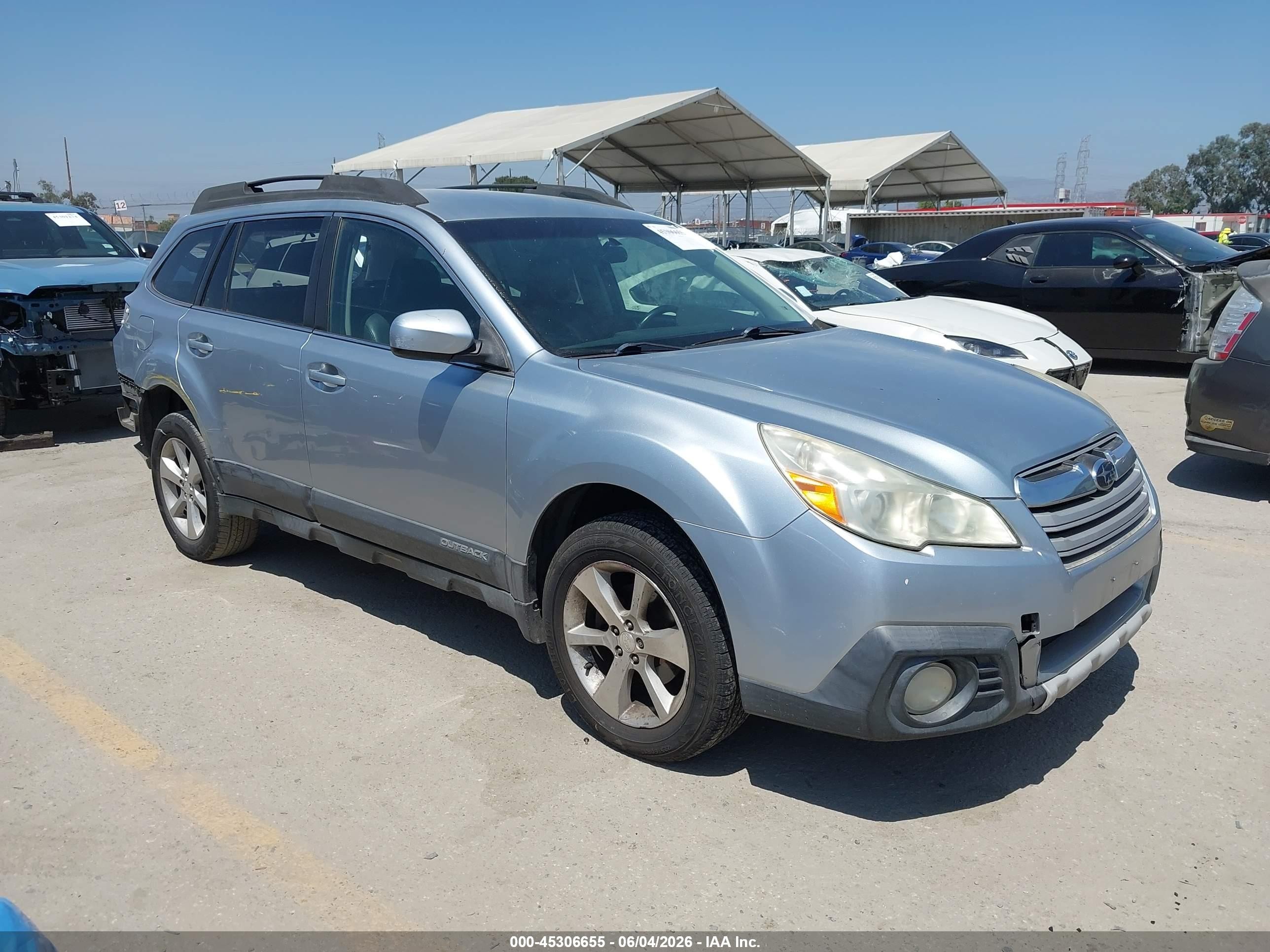 2013 Subaru Outback 2.5i Limited Light Blue vin: 4S4BRBJC7D3216172