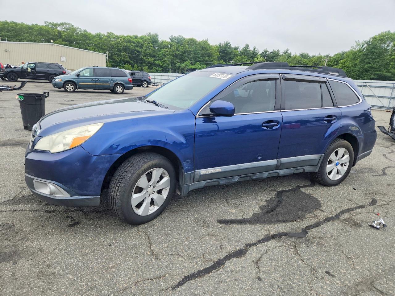 2010 Subaru Outback 2.5i Limited Blue vin: 4S4BRBKC0A3317435