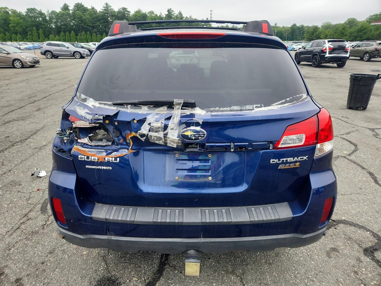 2010 Subaru Outback 2.5i Limited Blue vin: 4S4BRBKC0A3317435