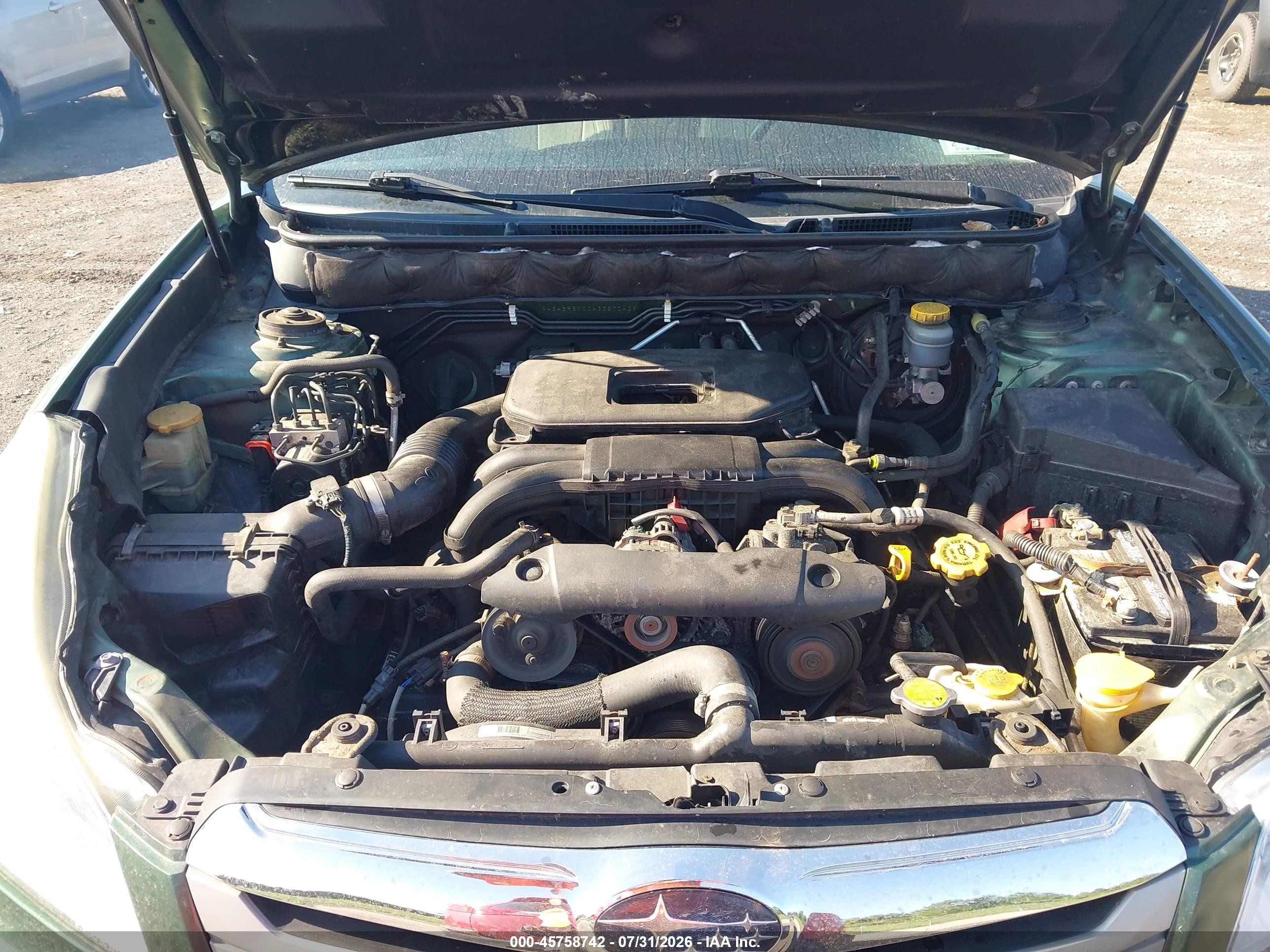 2010 Subaru Outback 2.5i Limited Зеленый vin: 4S4BRBKC0A3327043