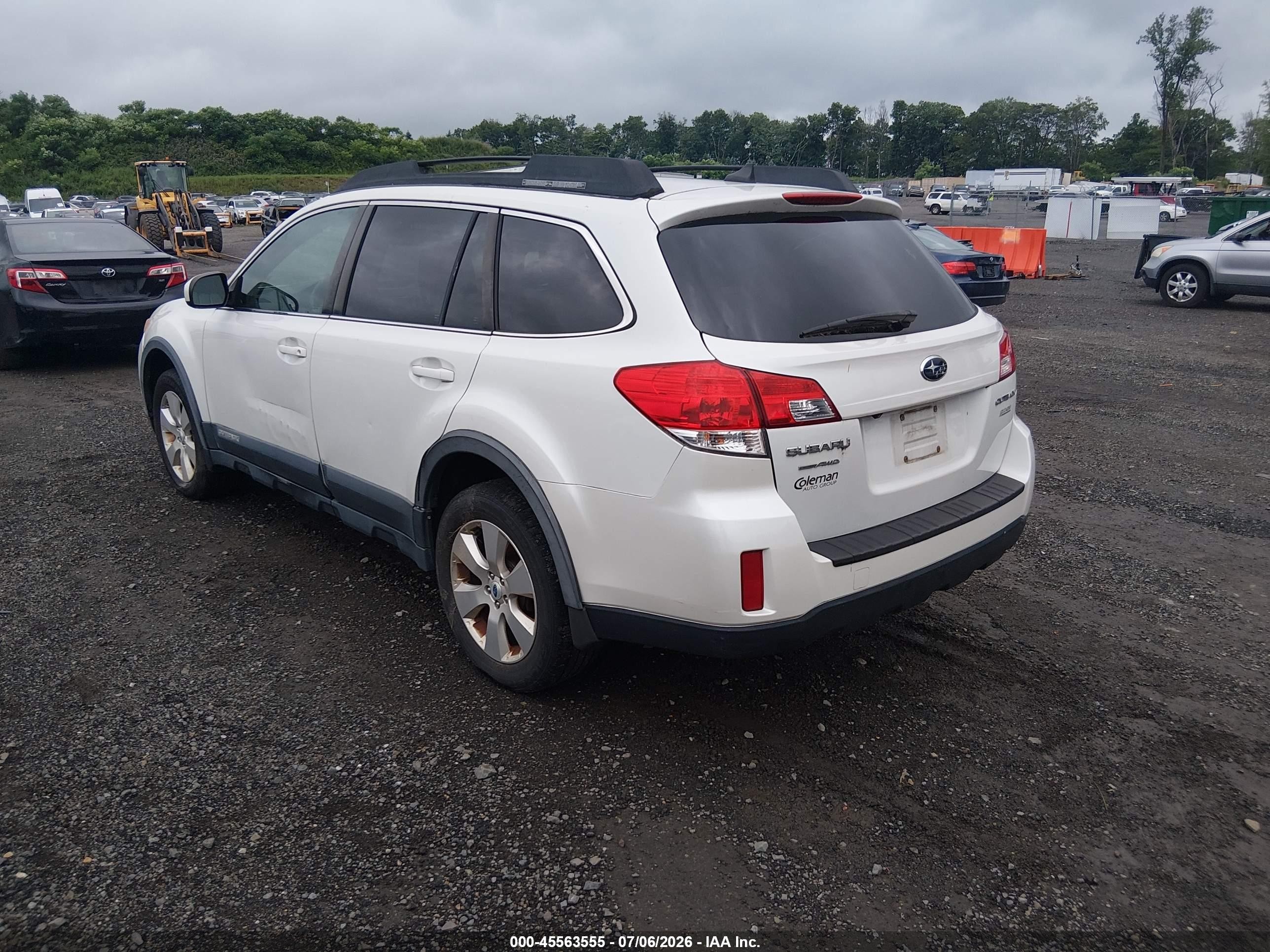 2012 Subaru Outback 2.5i Limited Белый vin: 4S4BRBKC0C3214048