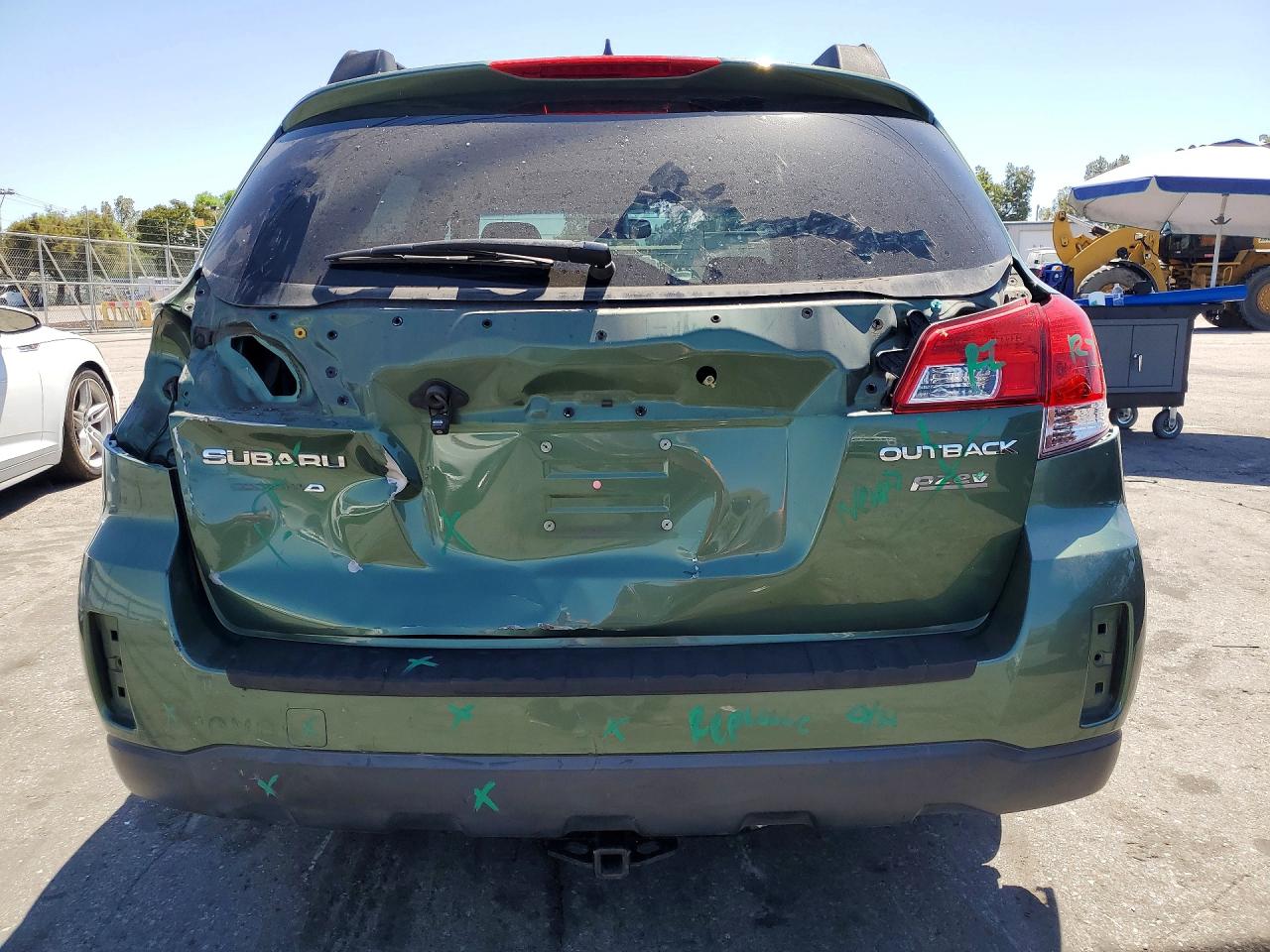 2012 Subaru Outback 2.5i Limited Green vin: 4S4BRBKC0C3234056