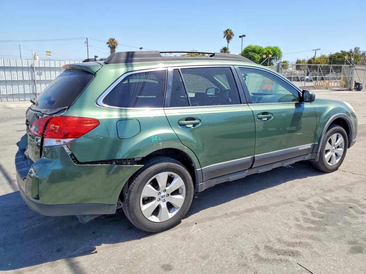 2012 Subaru Outback 2.5i Limited Green vin: 4S4BRBKC0C3234056