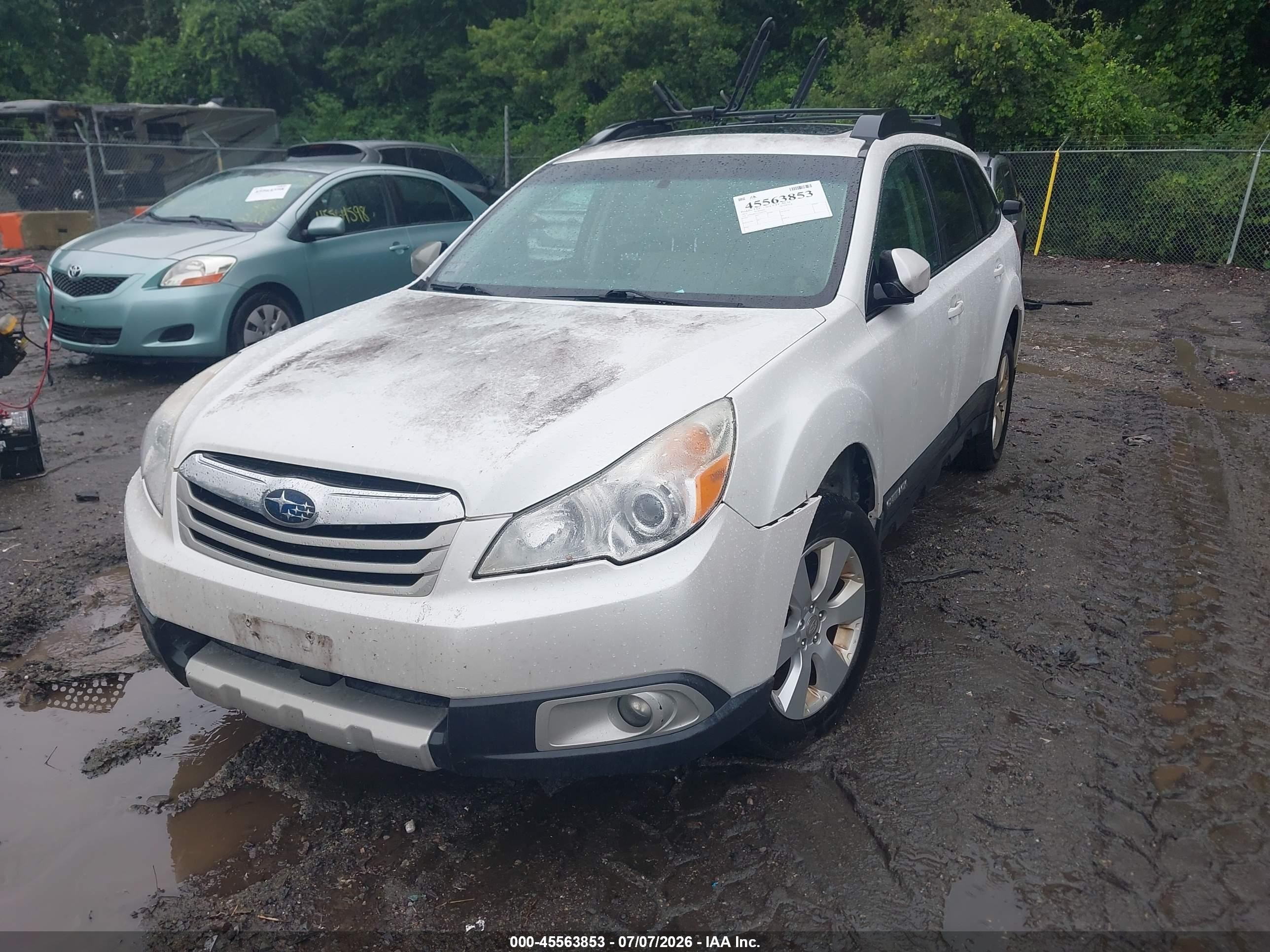 2012 Subaru Outback 2.5i Limited White vin: 4S4BRBKC0C3282754