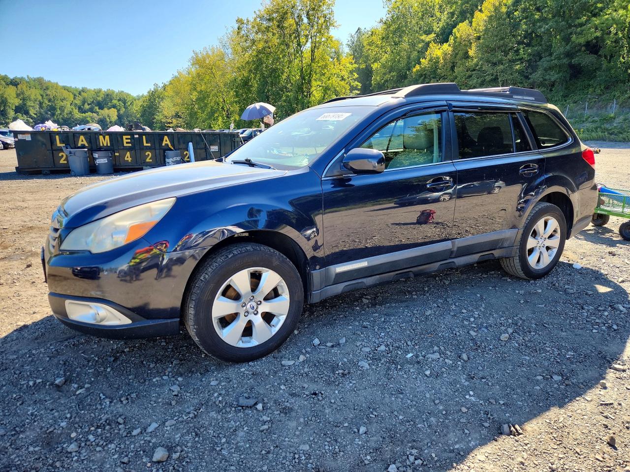 2012 Subaru Outback 2.5i Limited Синий vin: 4S4BRBKC0C3286450