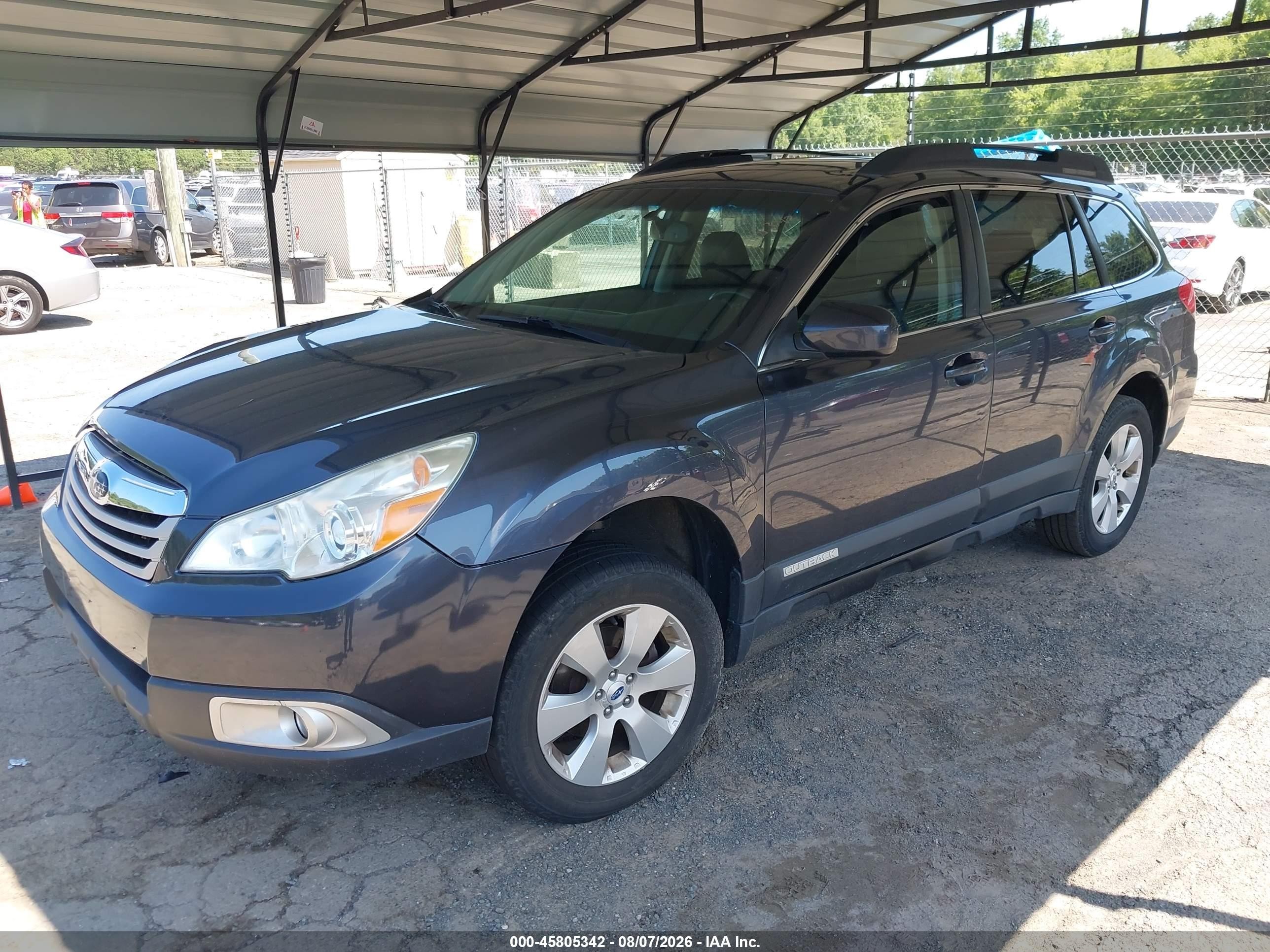 2012 Subaru Outback 2.5i Limited Серый vin: 4S4BRBKC0C3286948