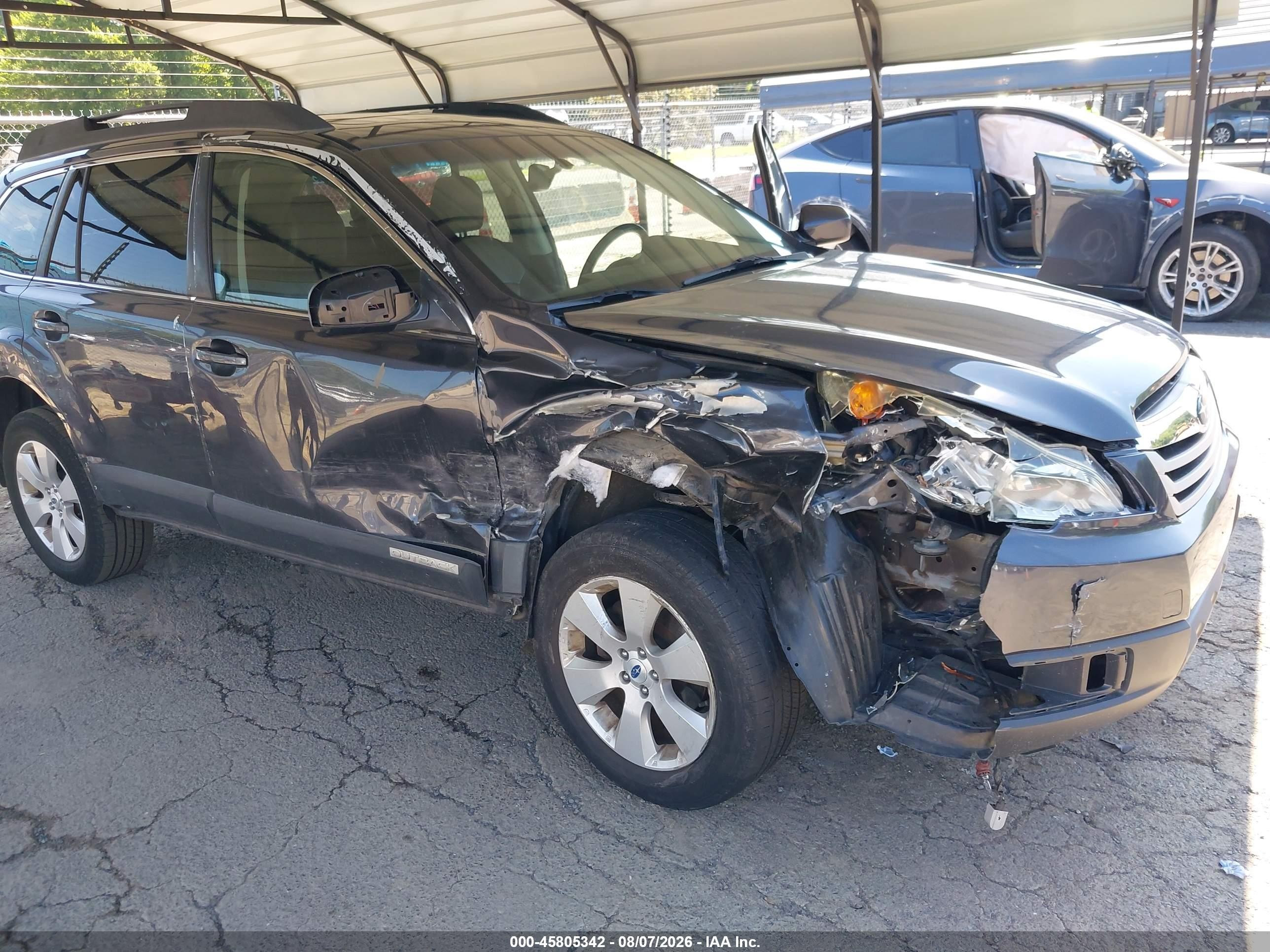 2012 Subaru Outback 2.5i Limited Серый vin: 4S4BRBKC0C3286948