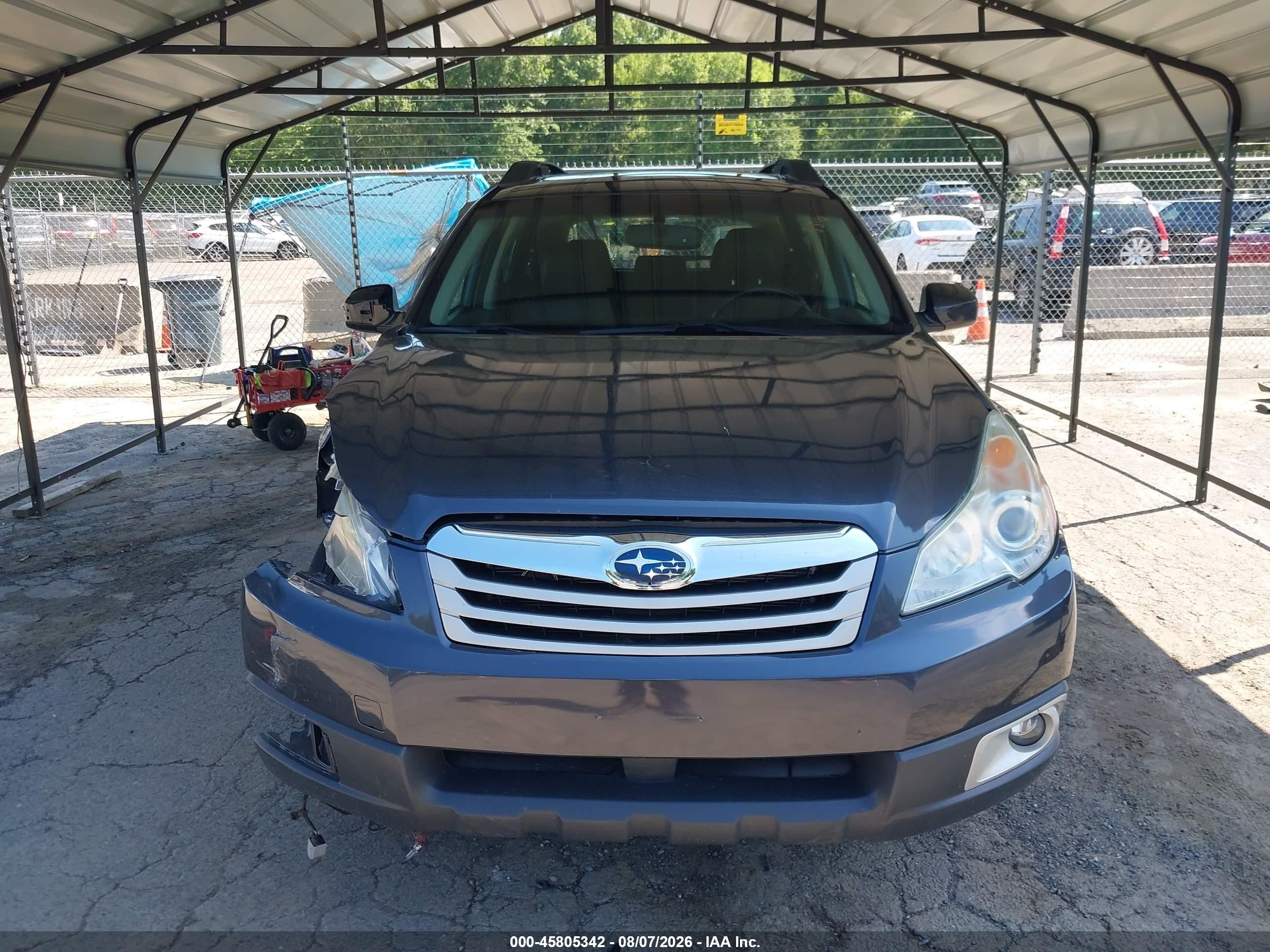 2012 Subaru Outback 2.5i Limited Серый vin: 4S4BRBKC0C3286948