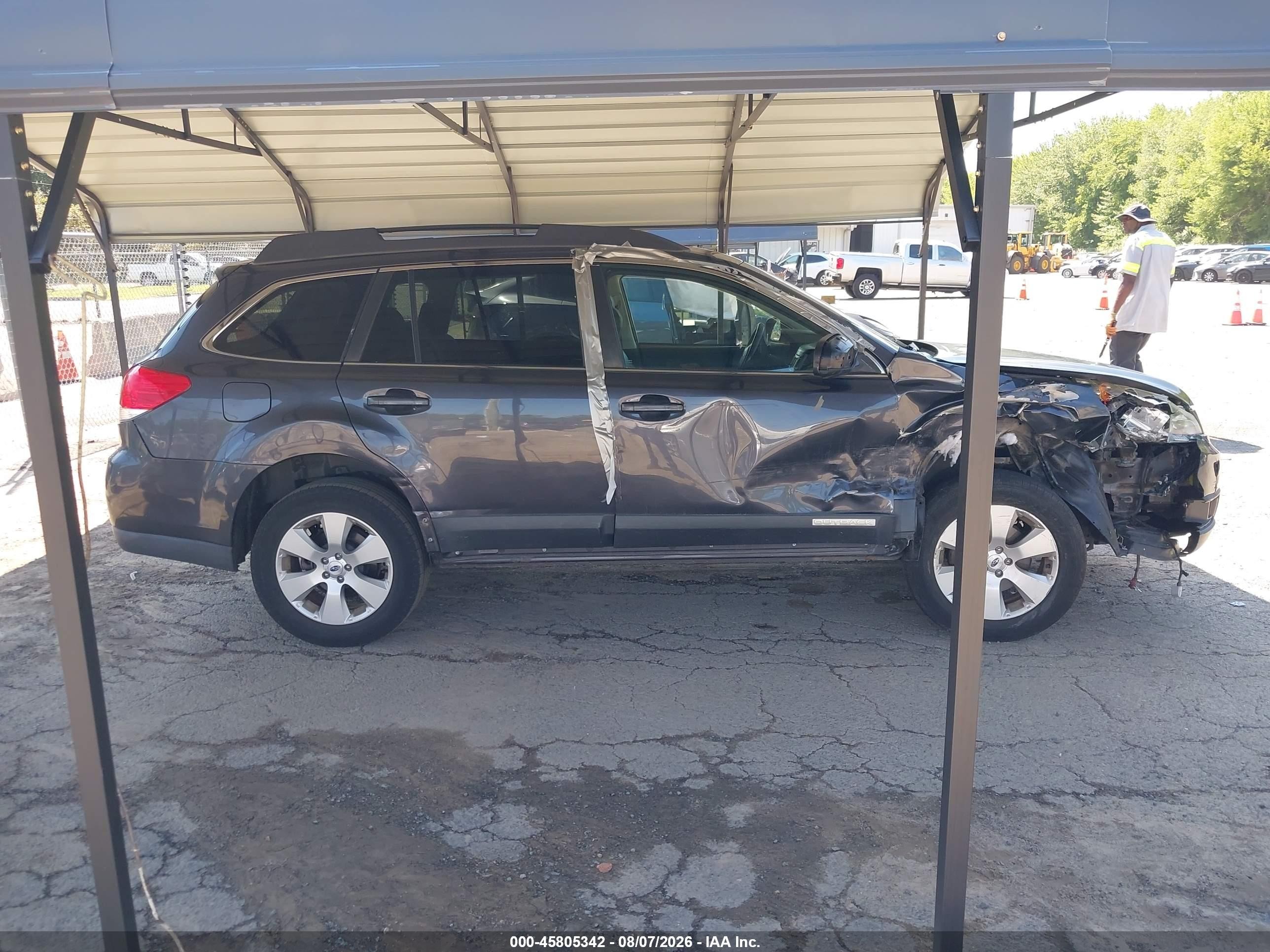2012 Subaru Outback 2.5i Limited Серый vin: 4S4BRBKC0C3286948