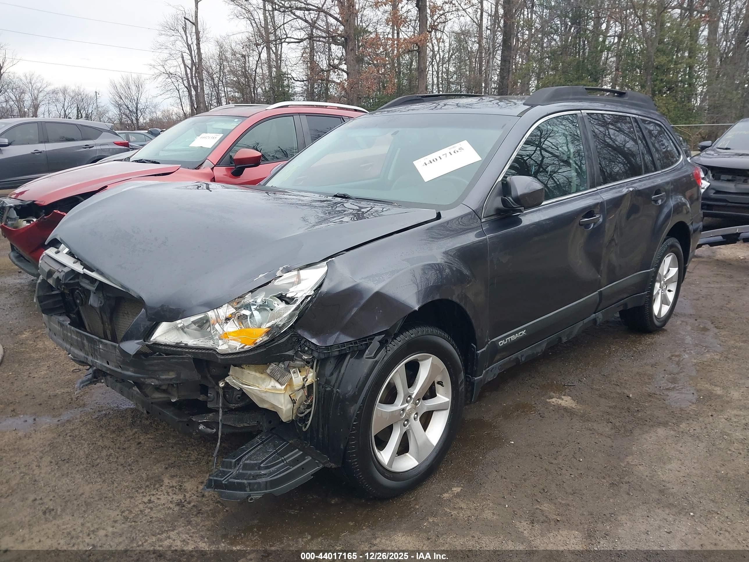 2013 Subaru Outback 2.5i Limited Gray vin: 4S4BRBKC0D3290788