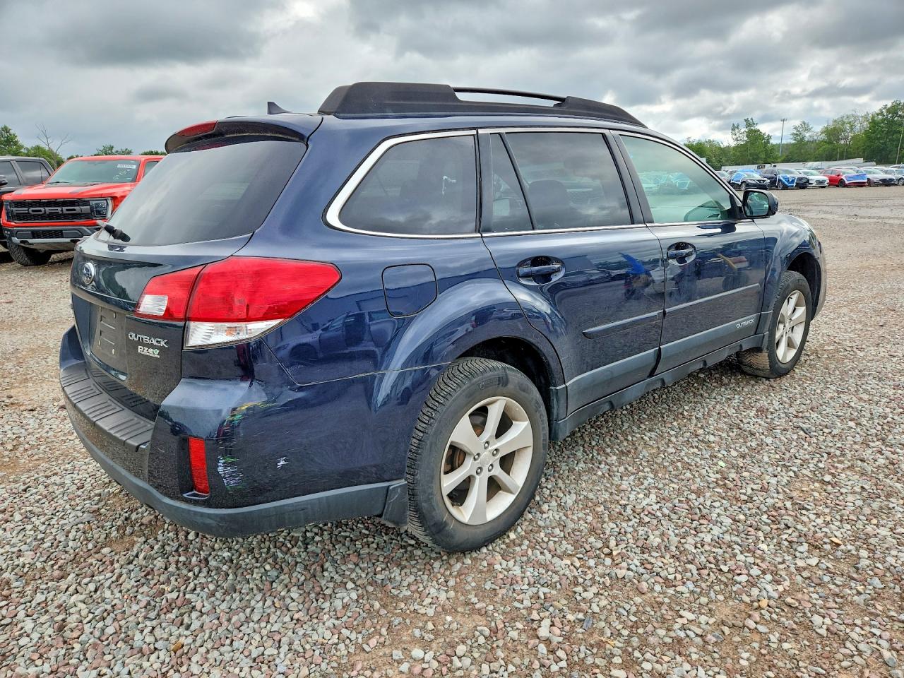 2013 Subaru Outback 2.5i Limited Blue vin: 4S4BRBKC0D3295540