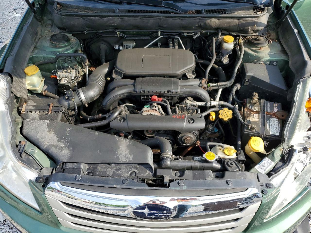 2010 Subaru Outback 2.5i Limited Зеленый vin: 4S4BRBKC1A3344093