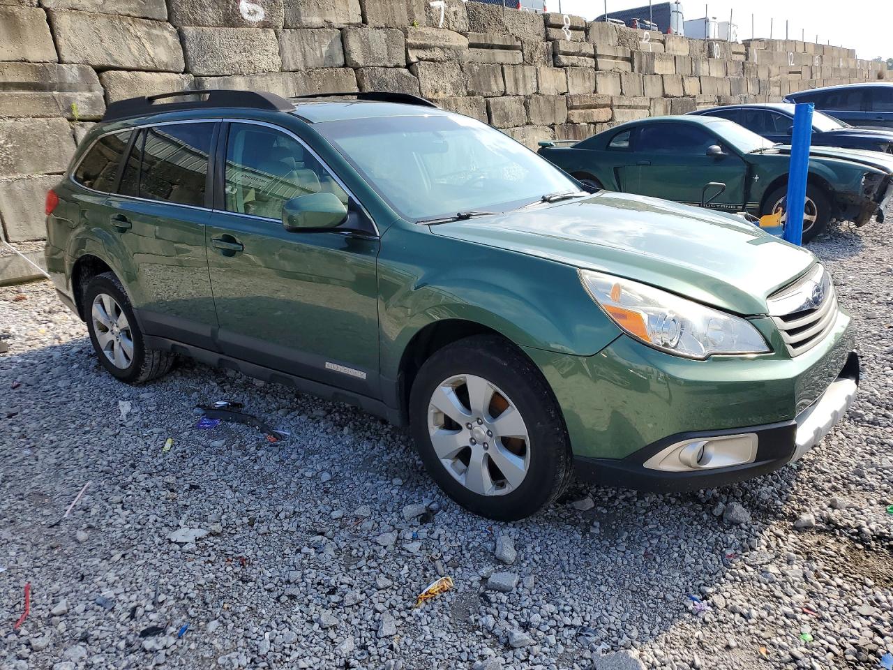 2010 Subaru Outback 2.5i Limited Зеленый vin: 4S4BRBKC1A3344093
