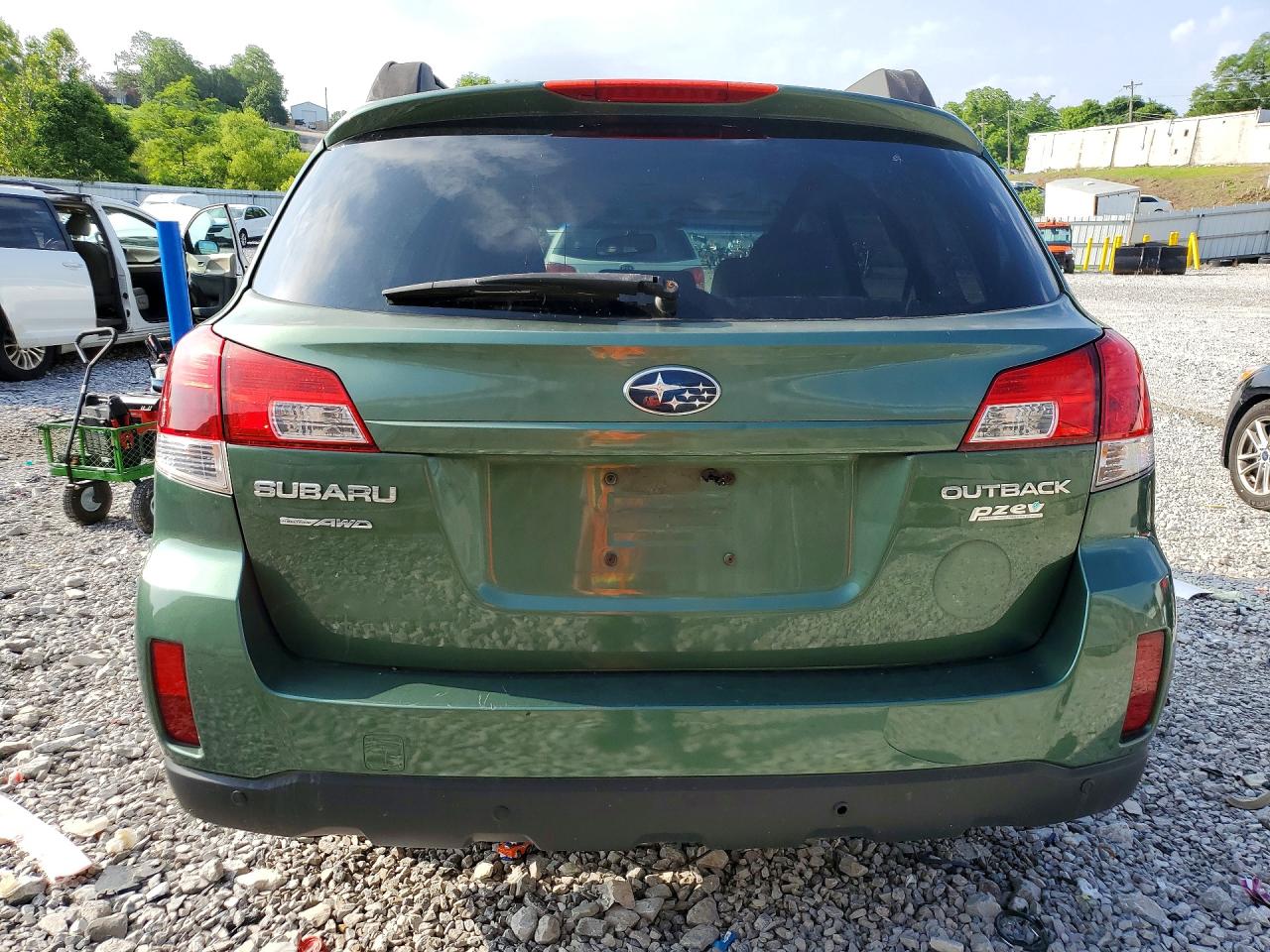 2010 Subaru Outback 2.5i Limited Зеленый vin: 4S4BRBKC1A3344093